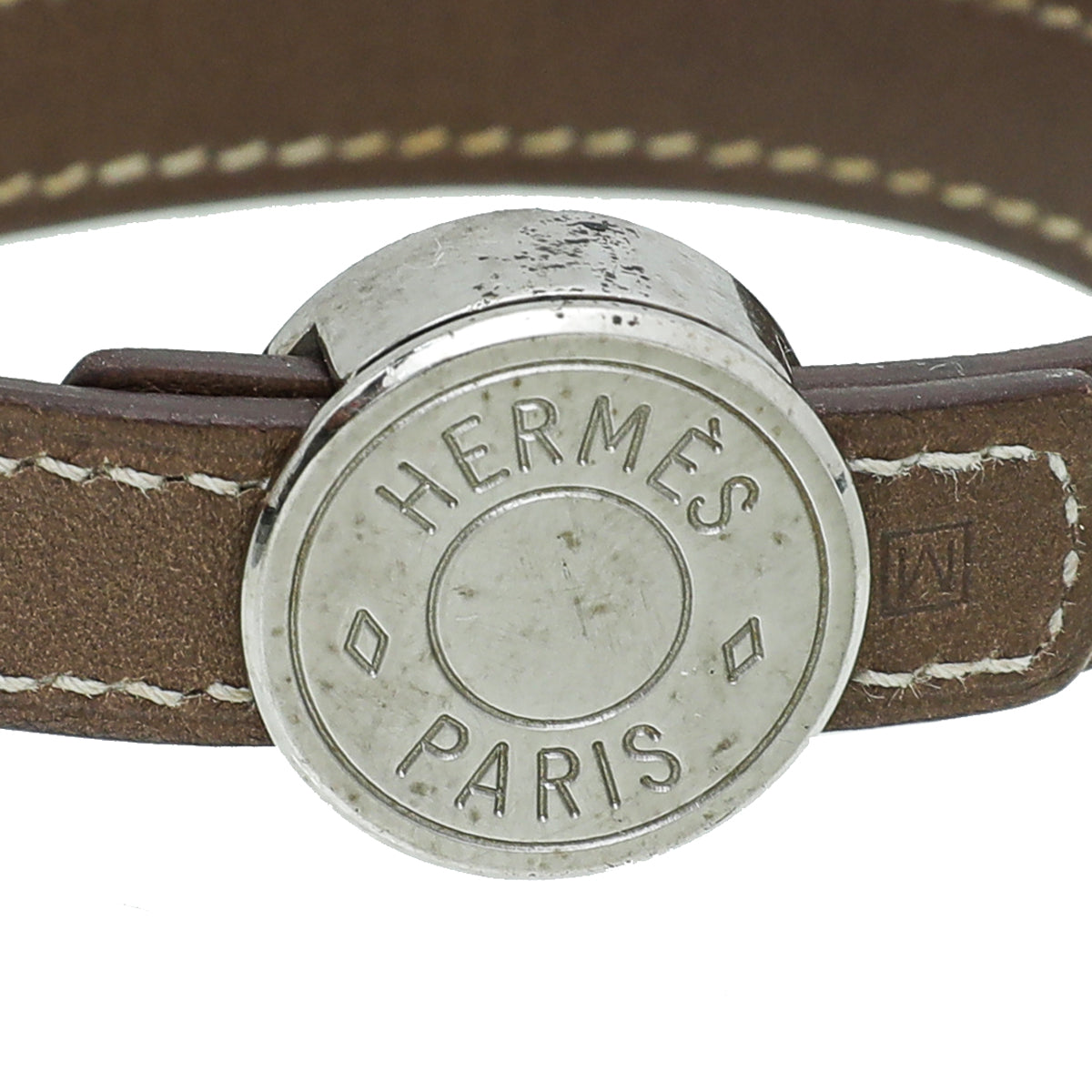Hermes Bicolor Clou De Selle Bracelet