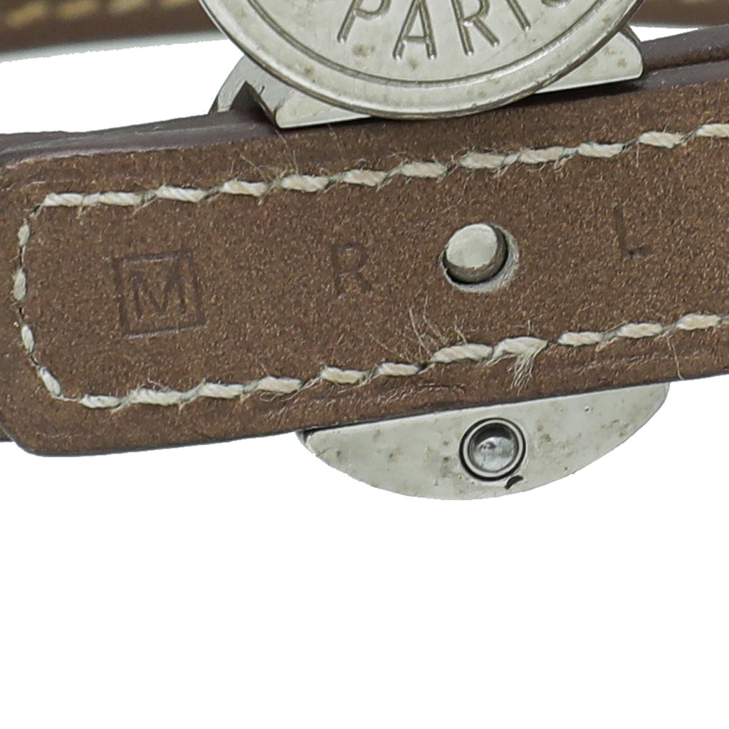 Hermes Bicolor Clou De Selle Bracelet