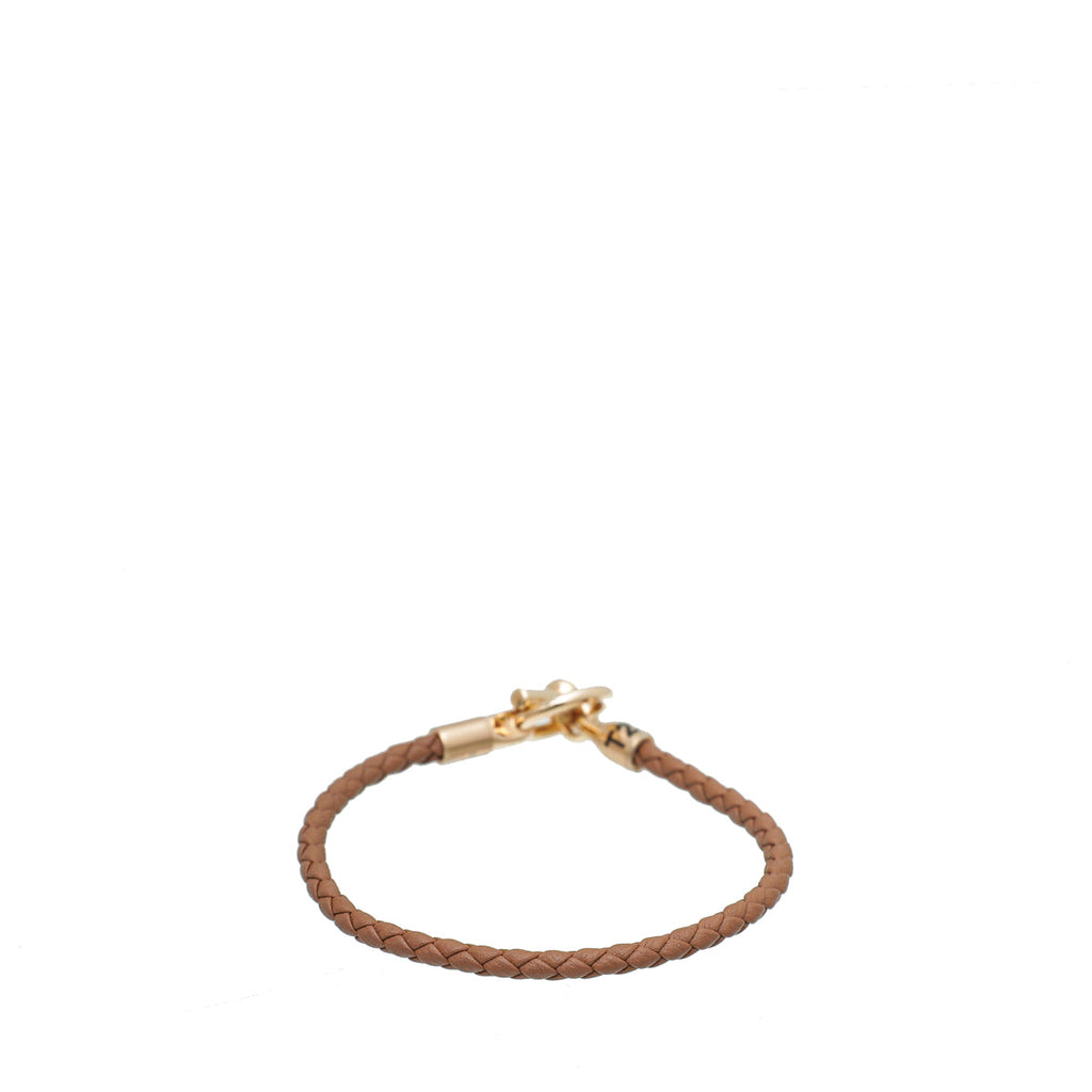 Hermes Gold Glenan Braided Bracelet