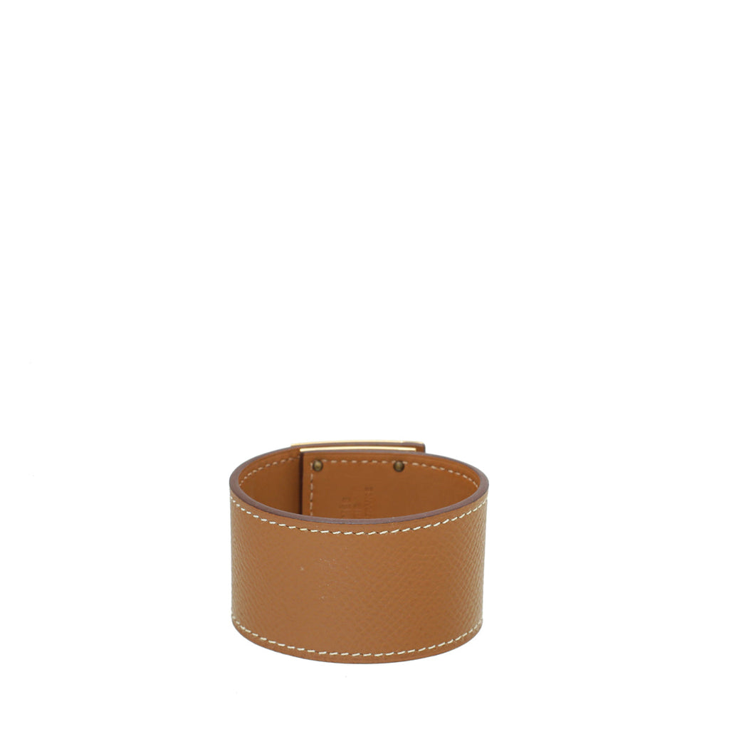 Hermes Gold Kelly Dog Bracelet