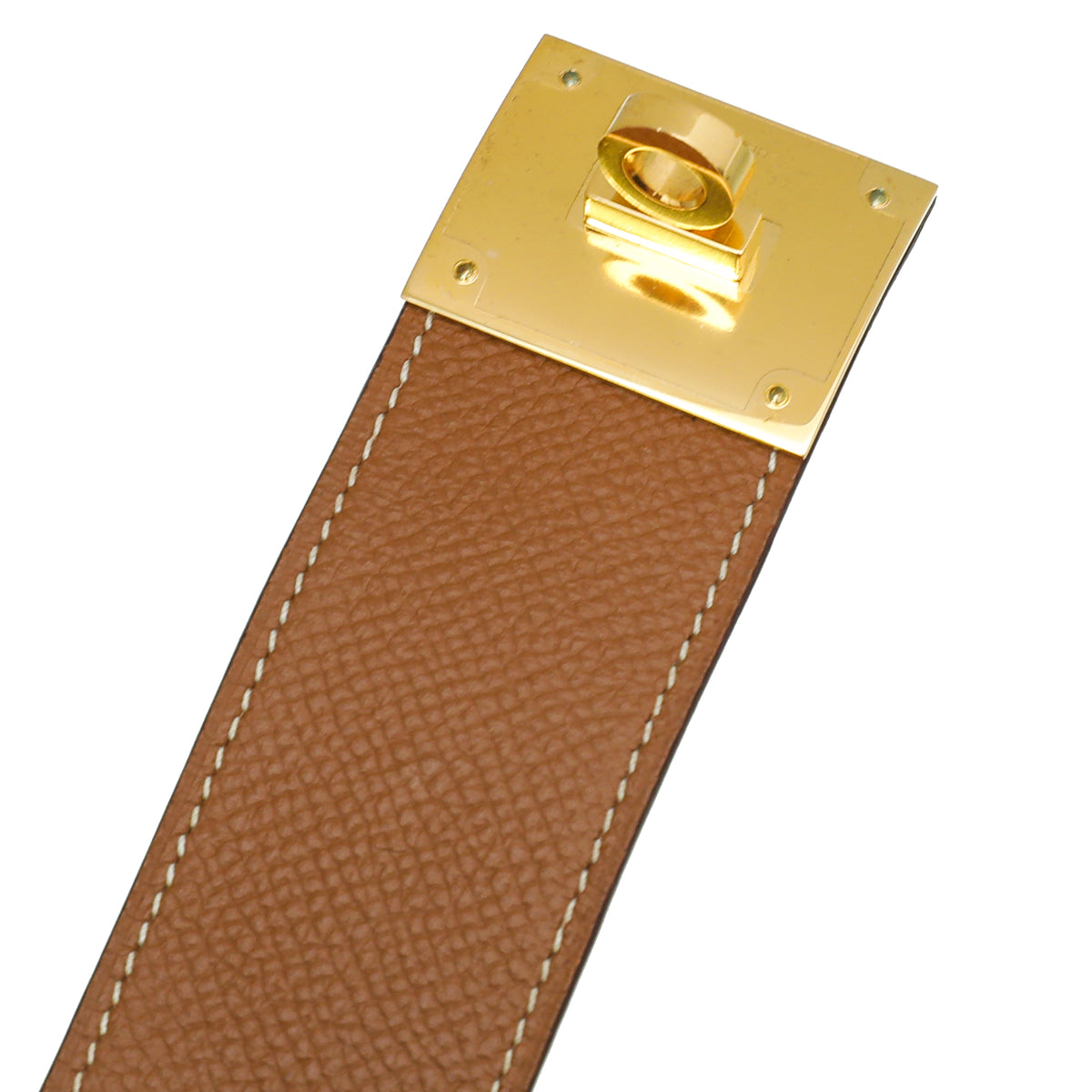 Hermes Gold Kelly Dog Bracelet
