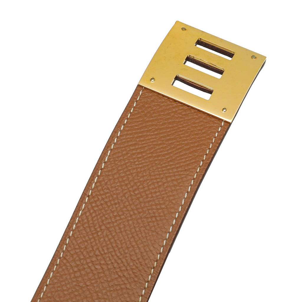 Hermes Gold Kelly Dog Bracelet