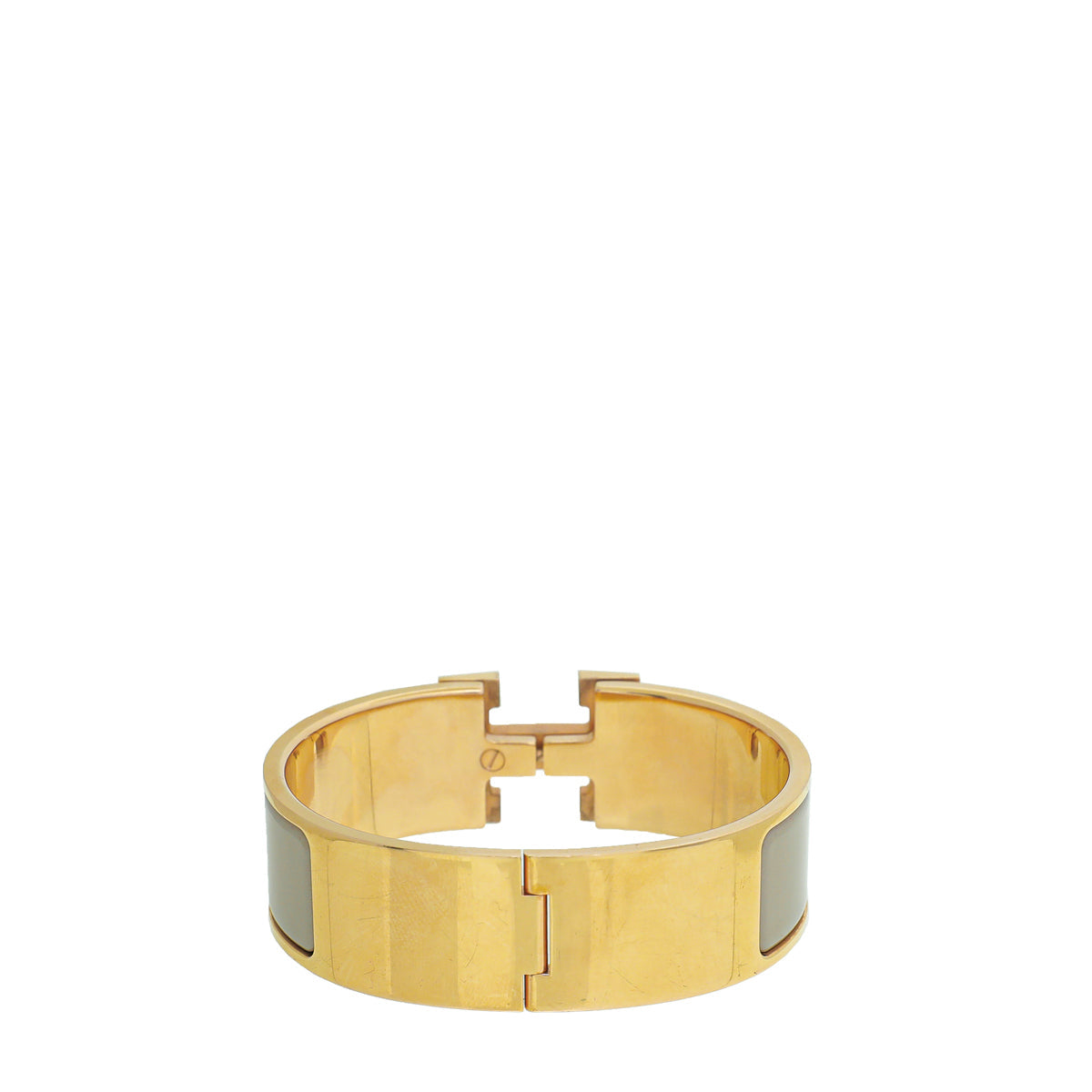 Hermes Marron Glace Clic Clac H Bracelet