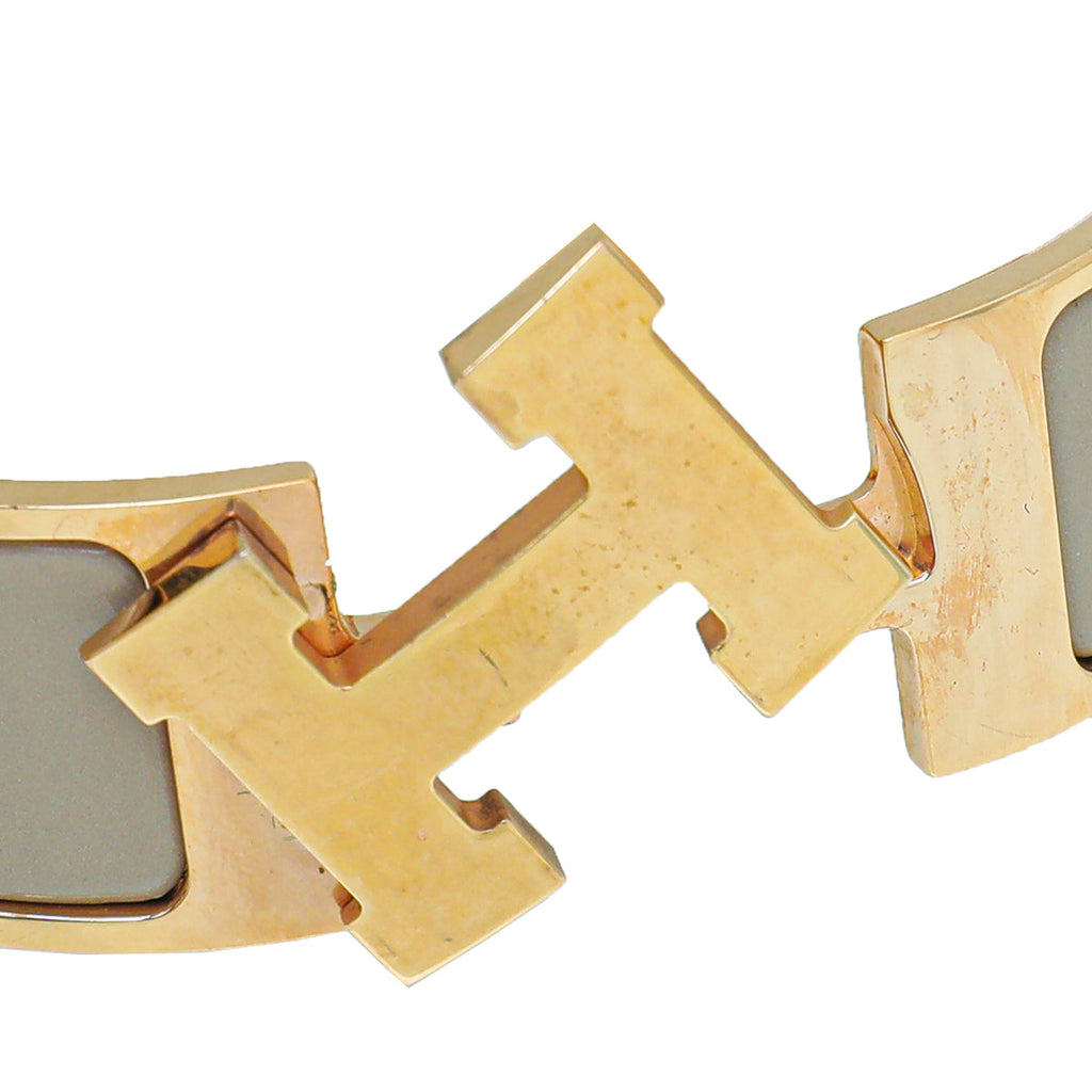 Hermes Marron Glace Clic Clac H Bracelet