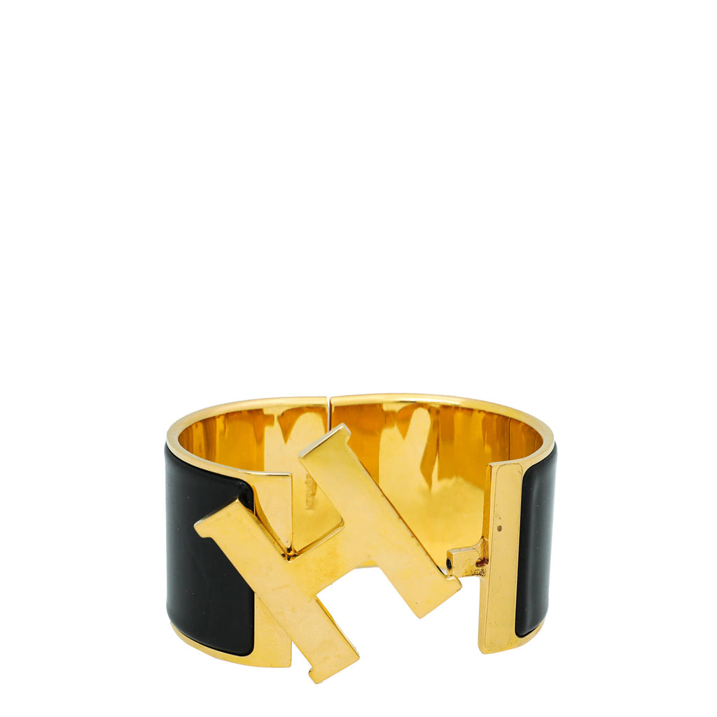 Hermes Noir Clic H XL Wide GM Bracelet
