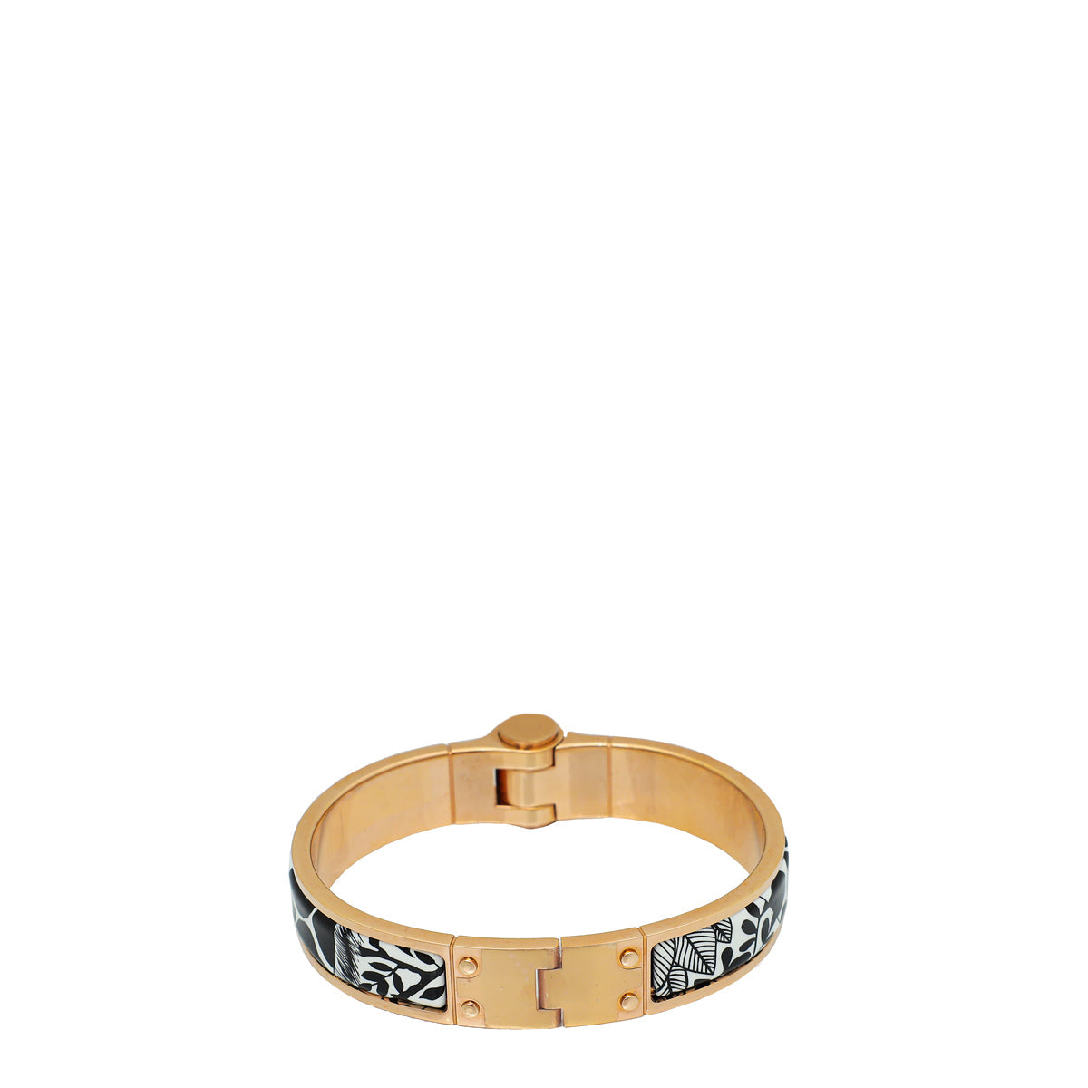Hermes Bicolor The Three Graces Charniere Medium Bracelet