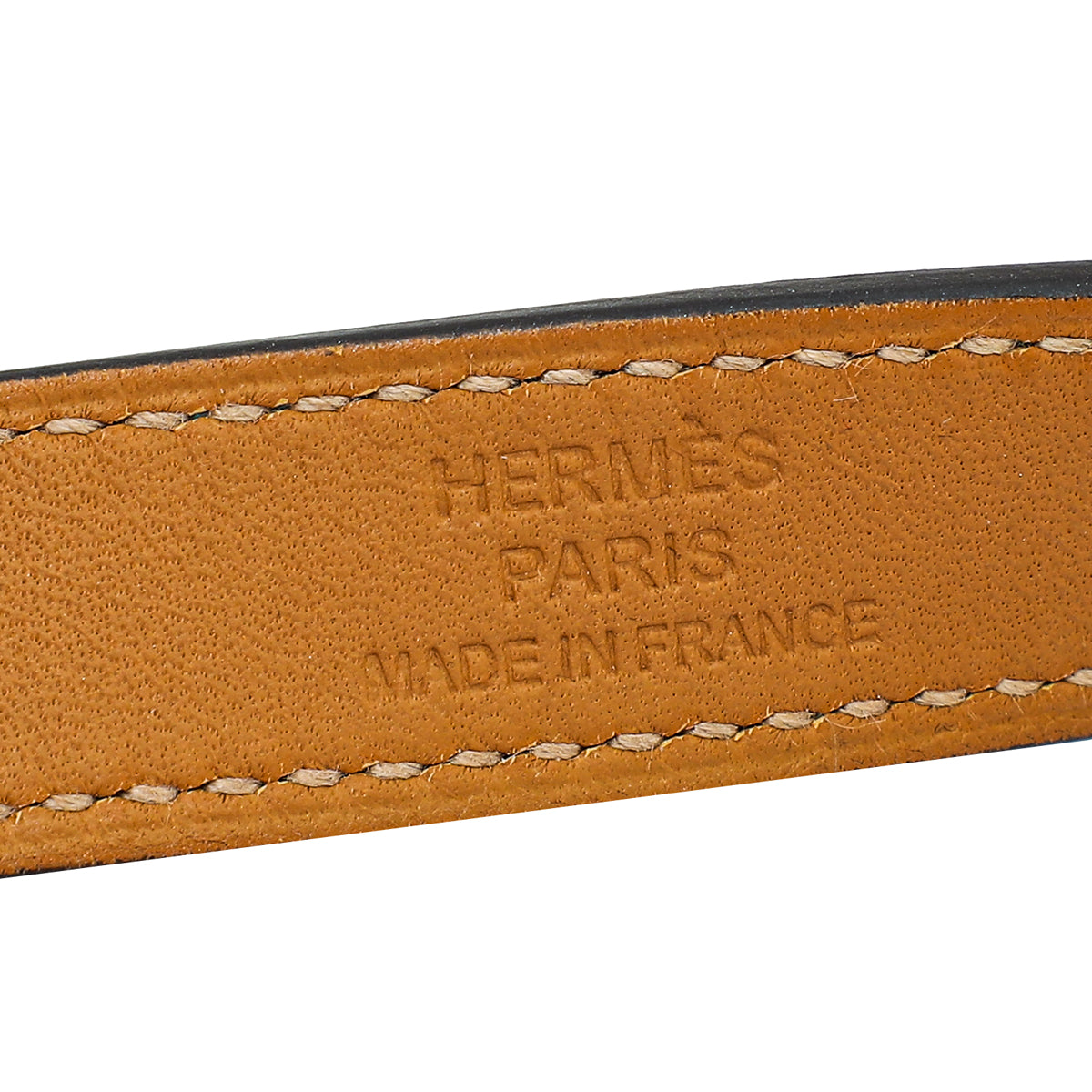 Hermes Bleu Paon Drag Double Tour Bracelet