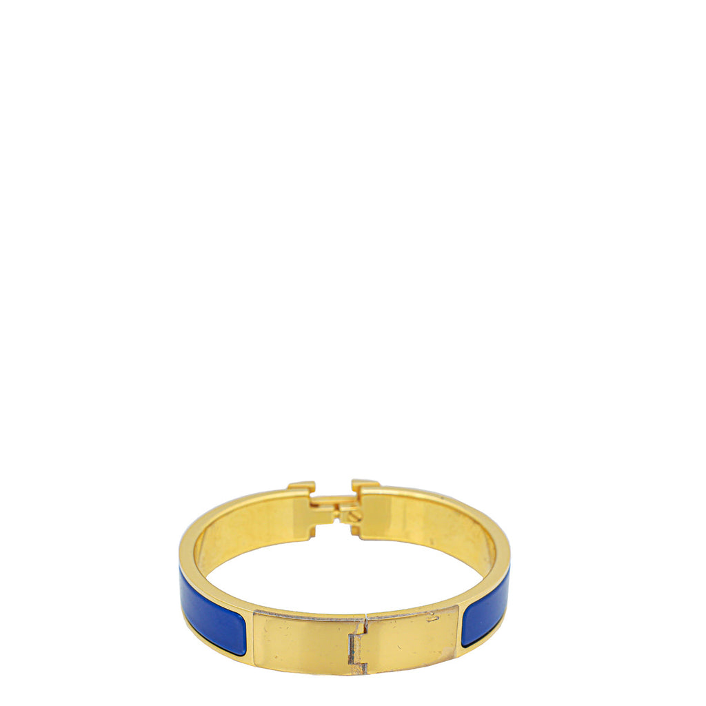 Hermes Blue Clic H PM Bracelet