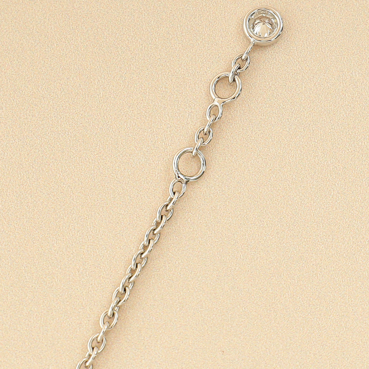 Hermes 18K White Gold Finesse Diamond Bracelet