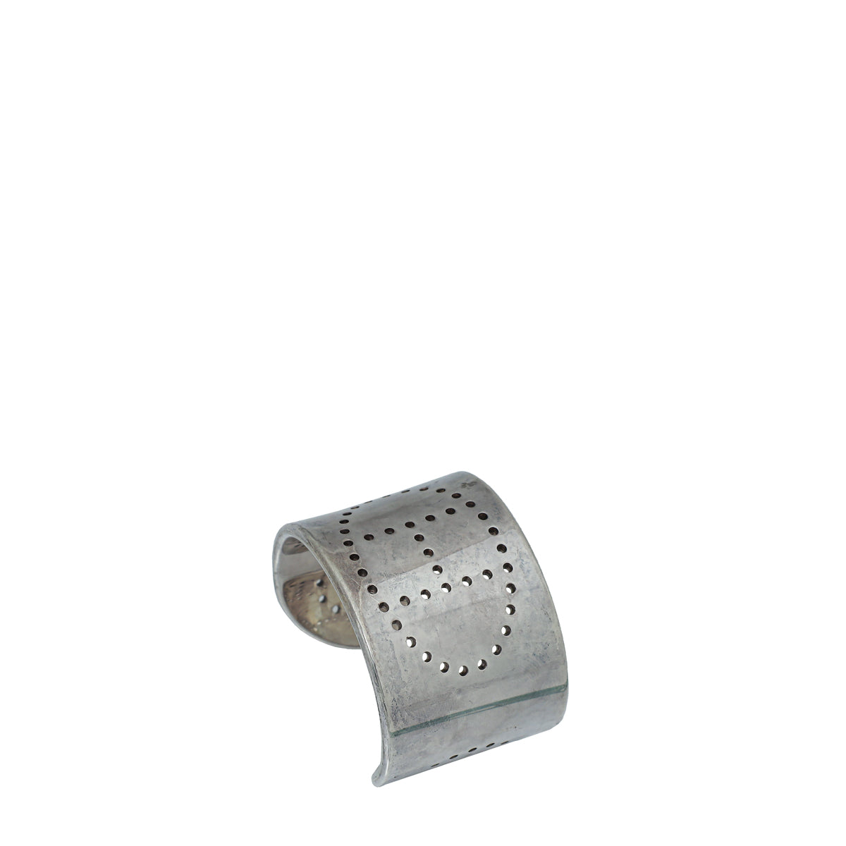 Hermes Sterling Silver Eclipse Small Bracelet