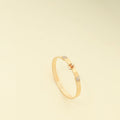 Hermes 18K Rose Gold Collier de Chien w/Diamond Small Model Bracelet