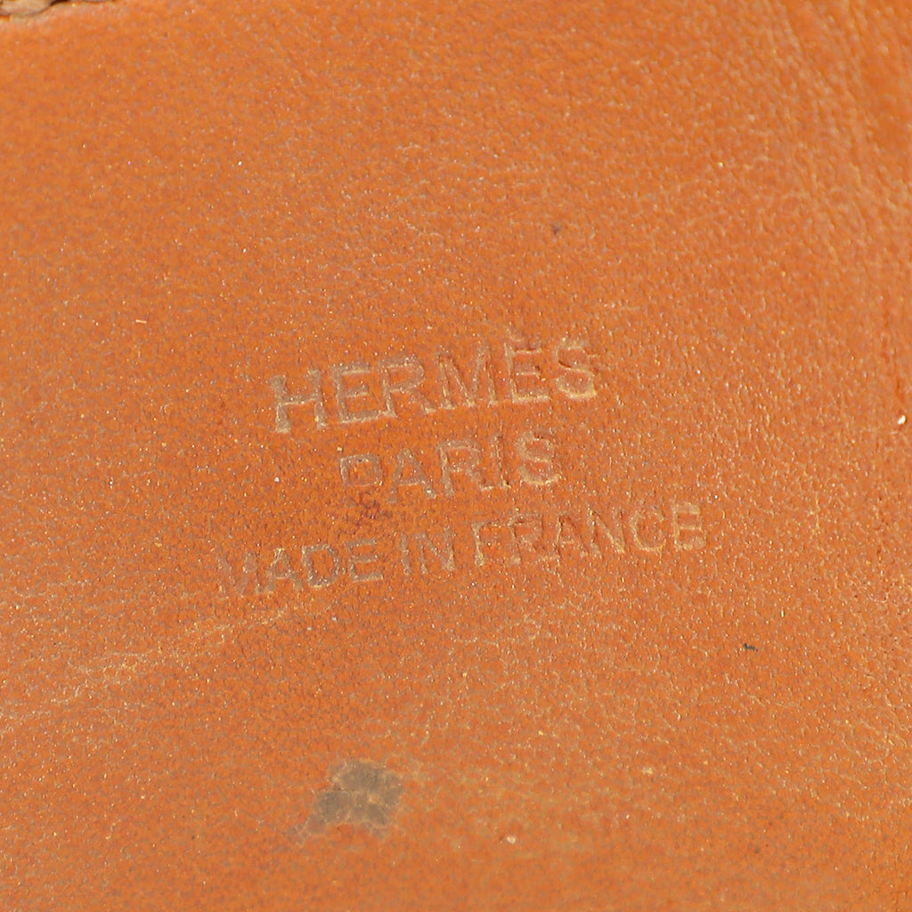 Hermes Orange Collier De Chien Bracelet