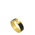 Hermes Noir Clic Clac H Bracelet