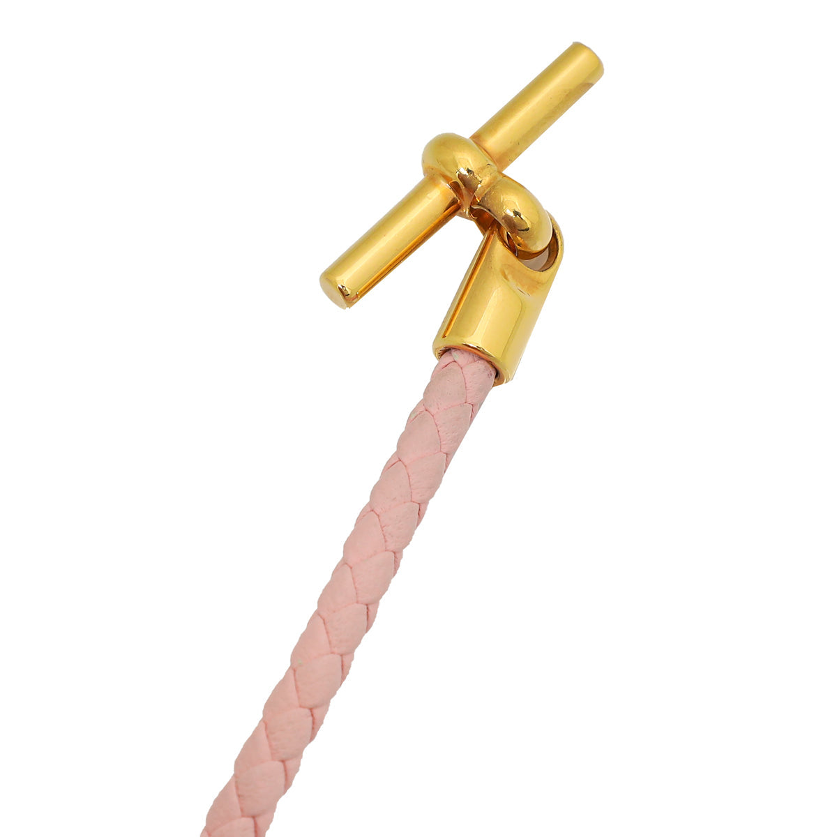 Hermes Rose Glenan Double Tour Bracelet