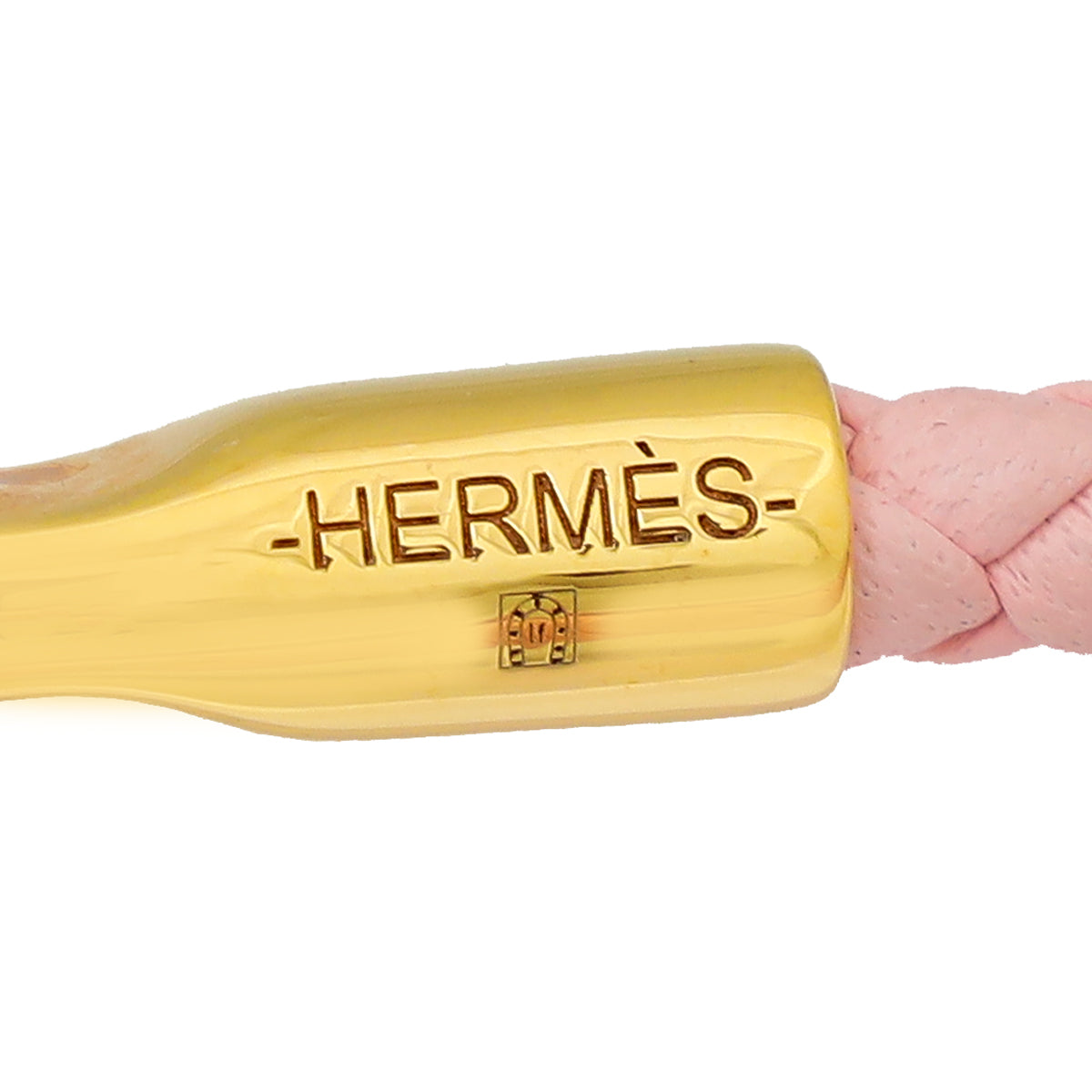 Hermes Rose Glenan Double Tour Bracelet