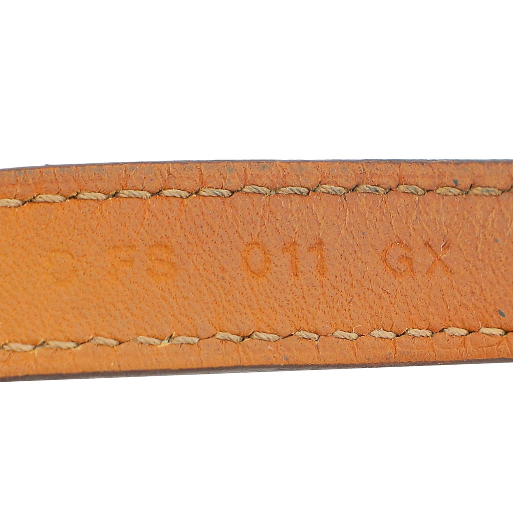 Hermes Gold Kelly Double Tour Bracelet