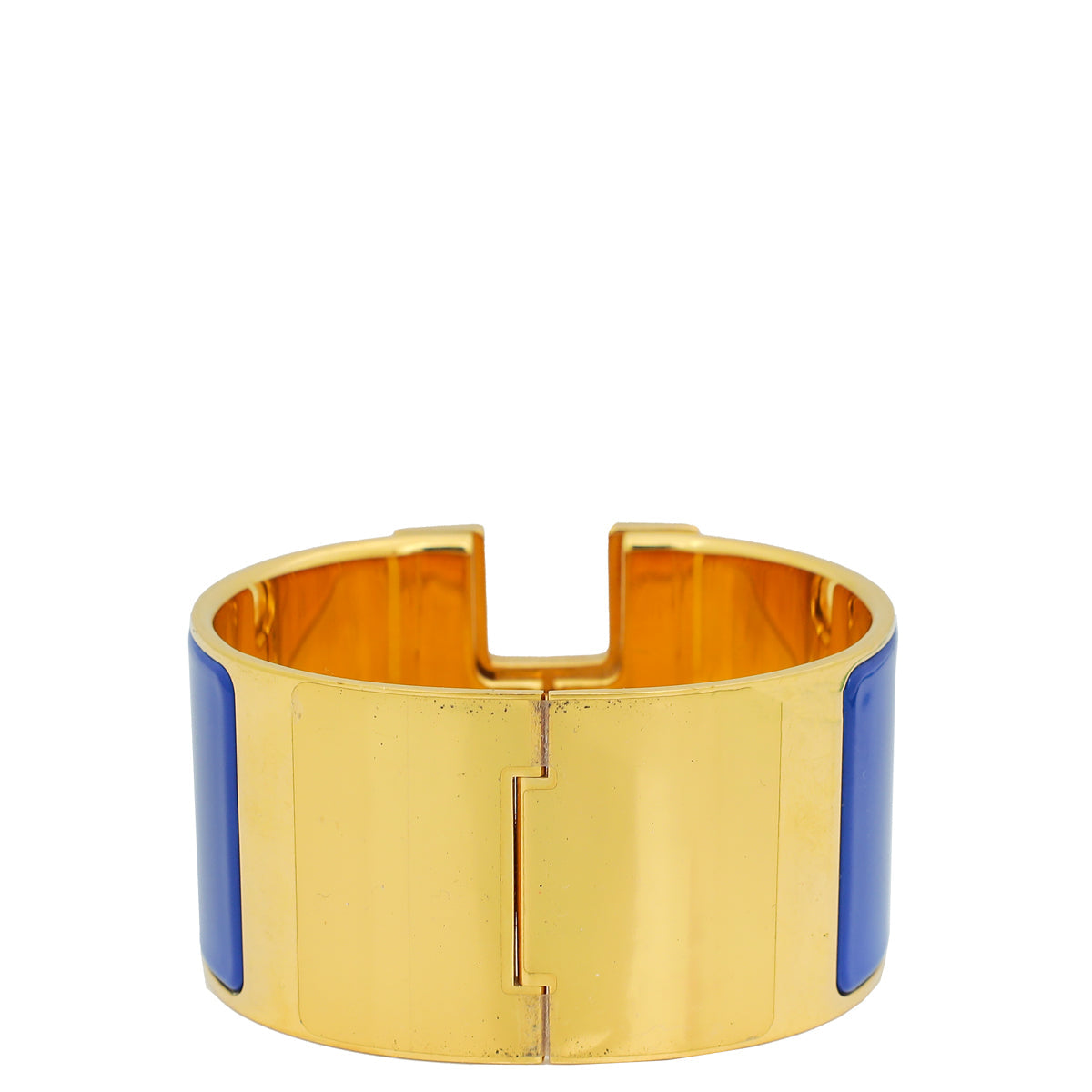 Hermes Blue CLic H XL Bracelet