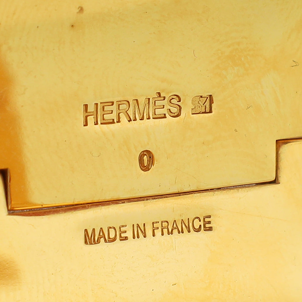 Hermes Blue CLic H XL Bracelet