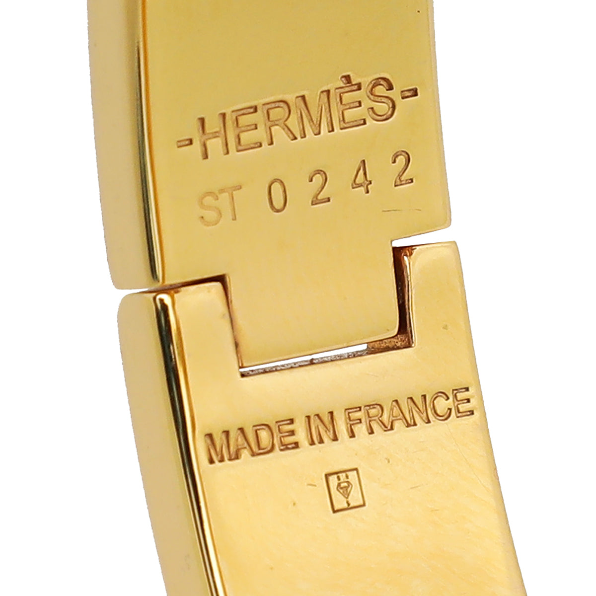 Hermes Blanc Clic H GM Bracelet