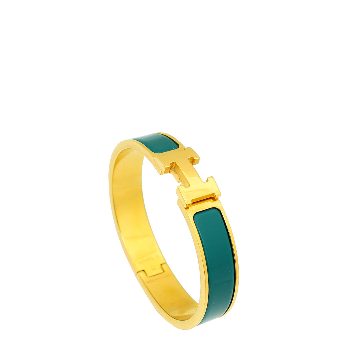 Hermes Teal Clic H PM Bracelet