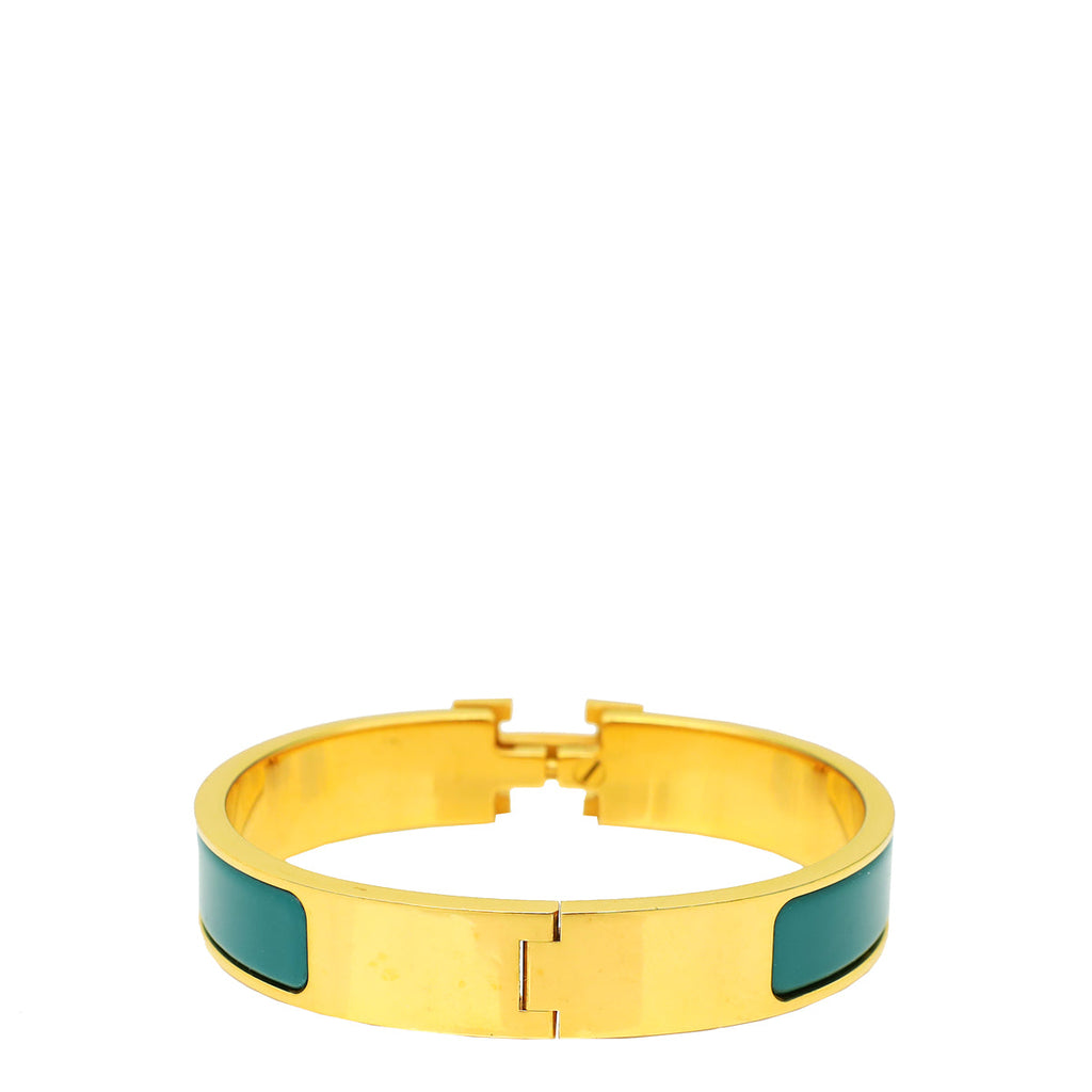 Hermes Teal Clic H PM Bracelet