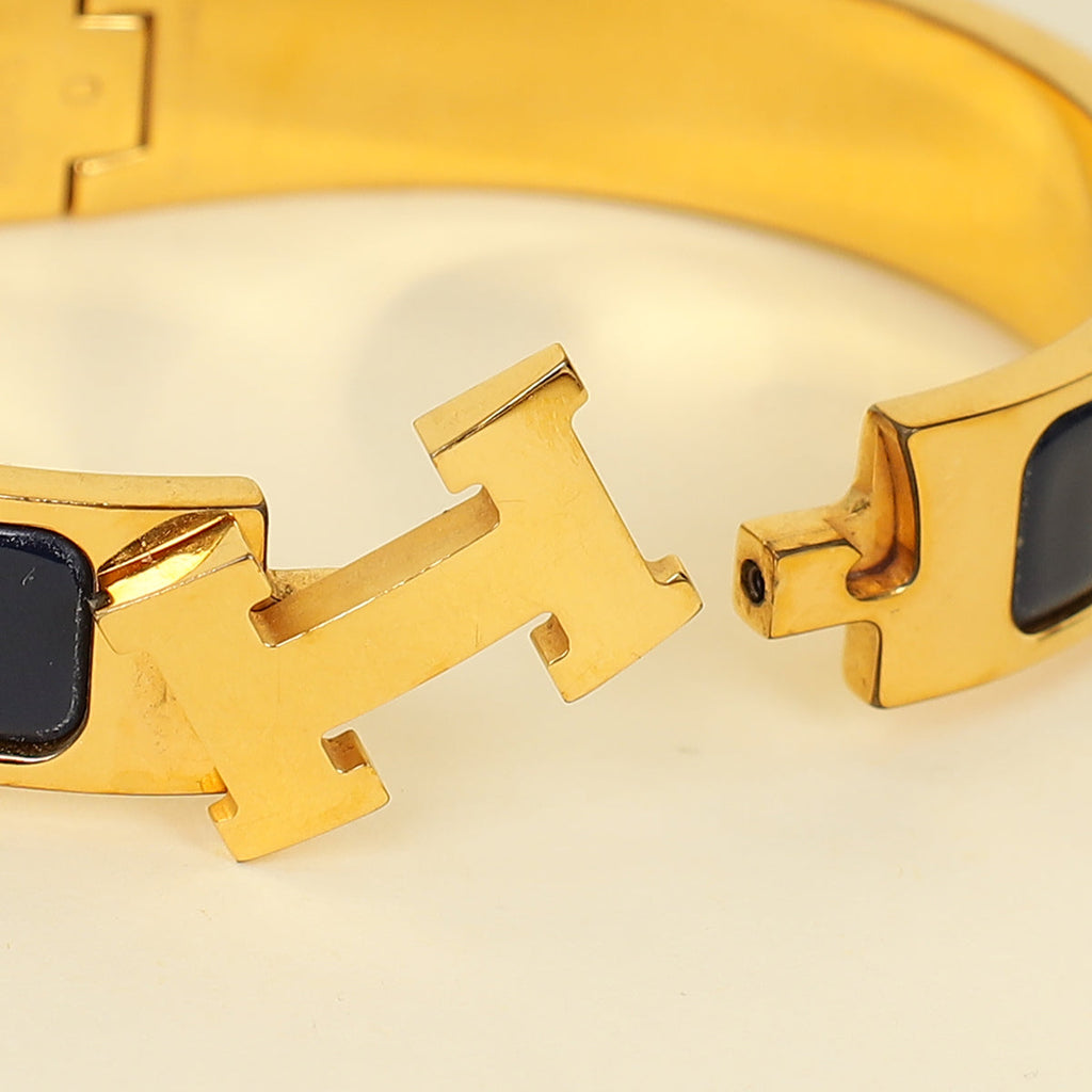 Hermes Ultramarine Clic H PM Bracelet