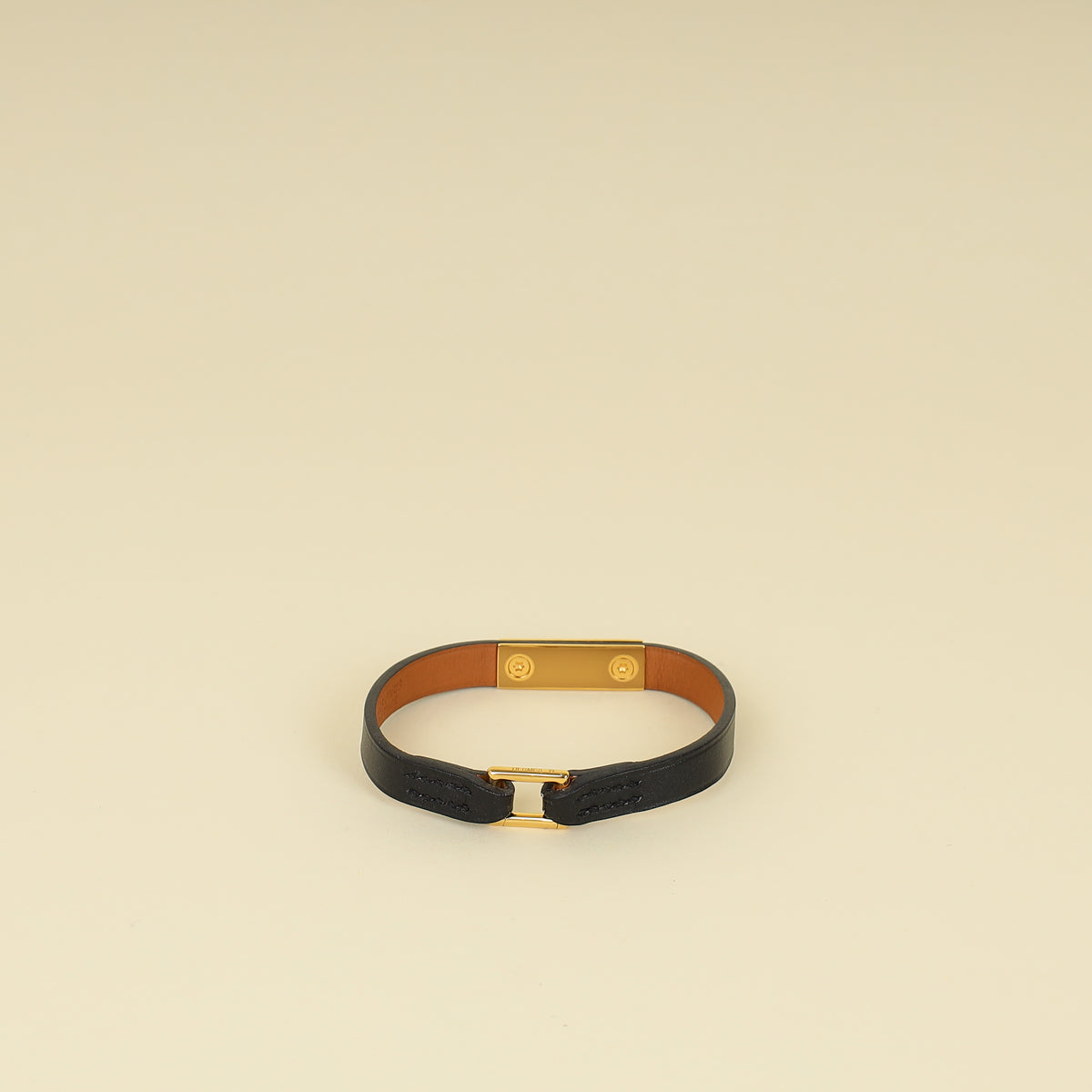 Hermes Noir Rivale Mini Bracelet