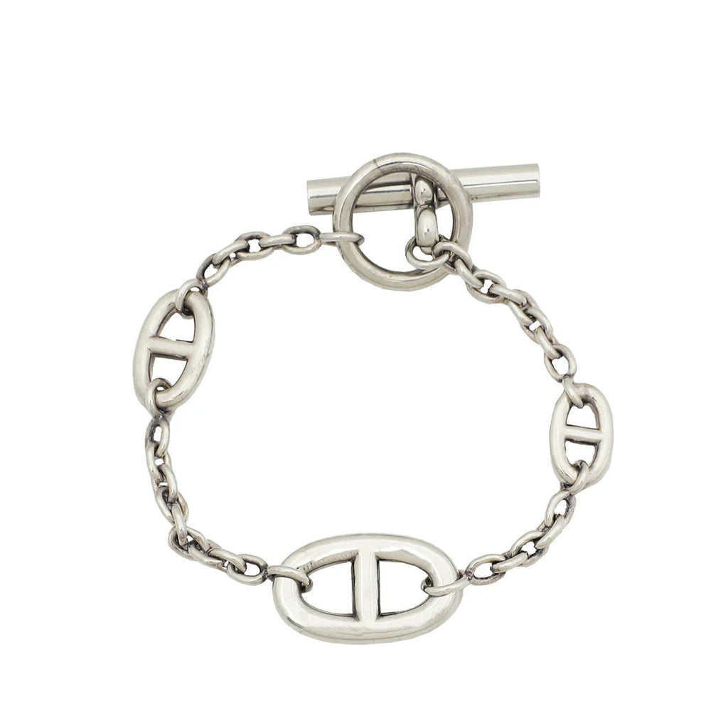 Hermes Sterling Silver Farandole Bracelet