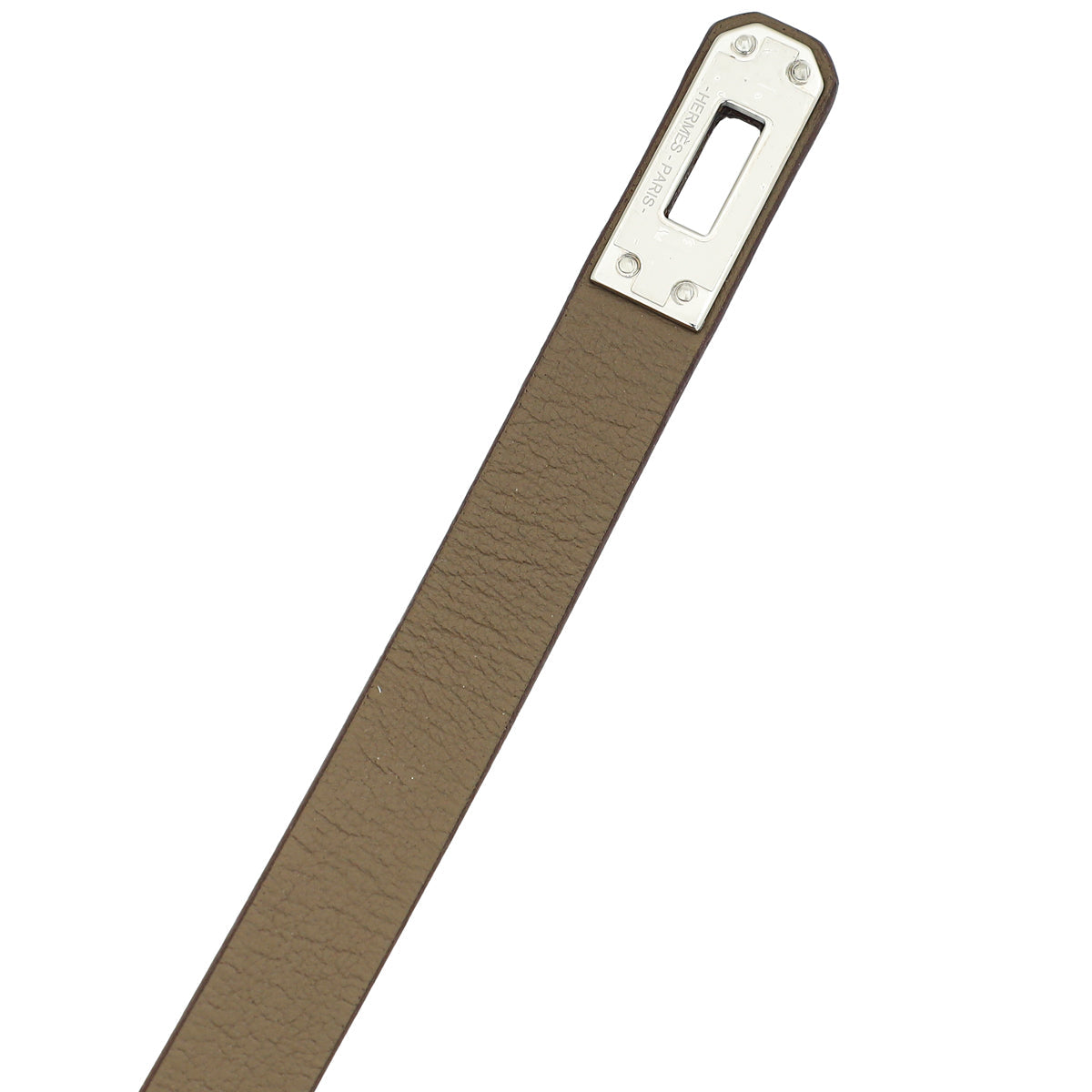 Hermes Etoupe Mini Kelly Double Tour Bracelet