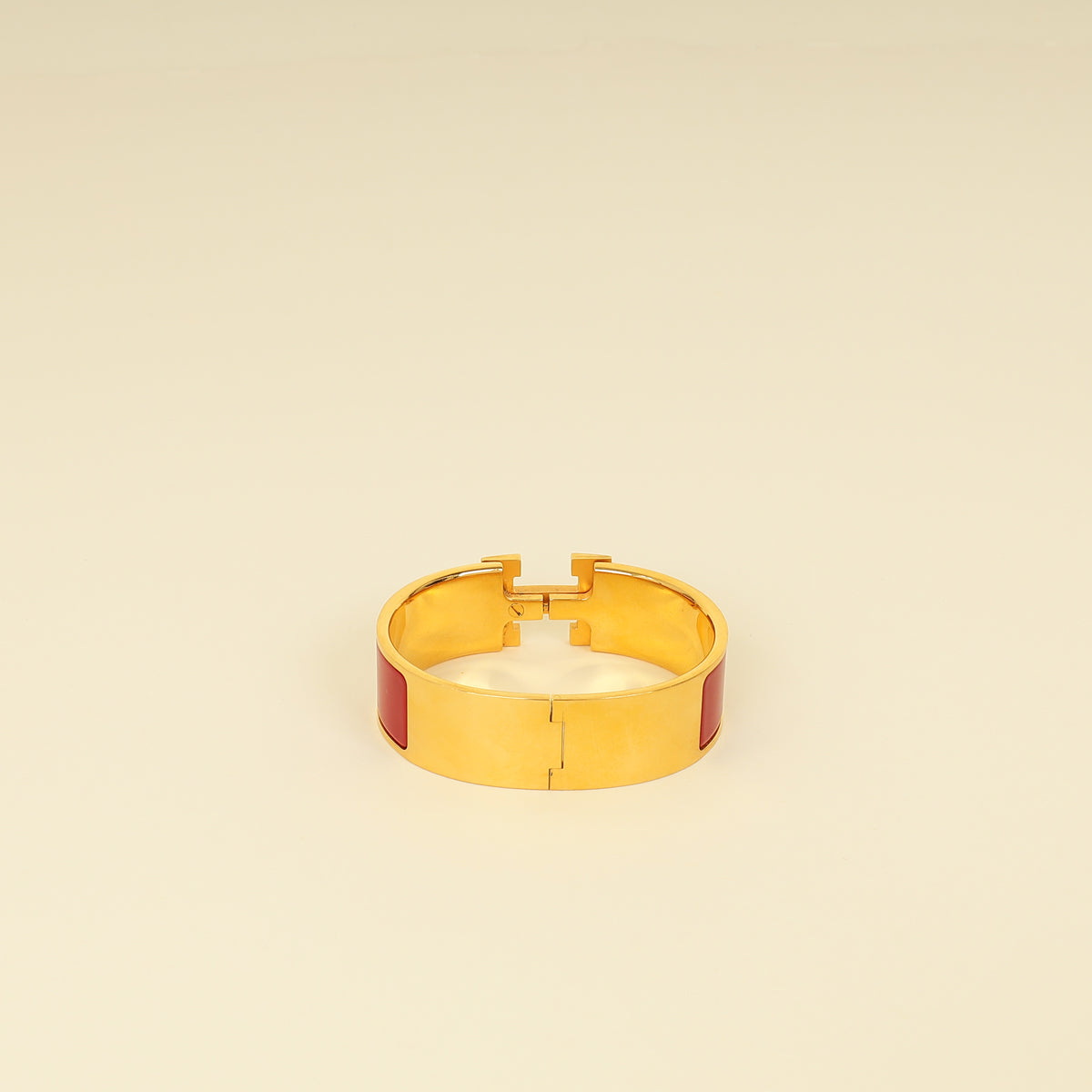 Hermes Rouge Clic Clac H GM Bracelet