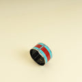 Hermes Bicolor Enamel Extra Wide Bangle