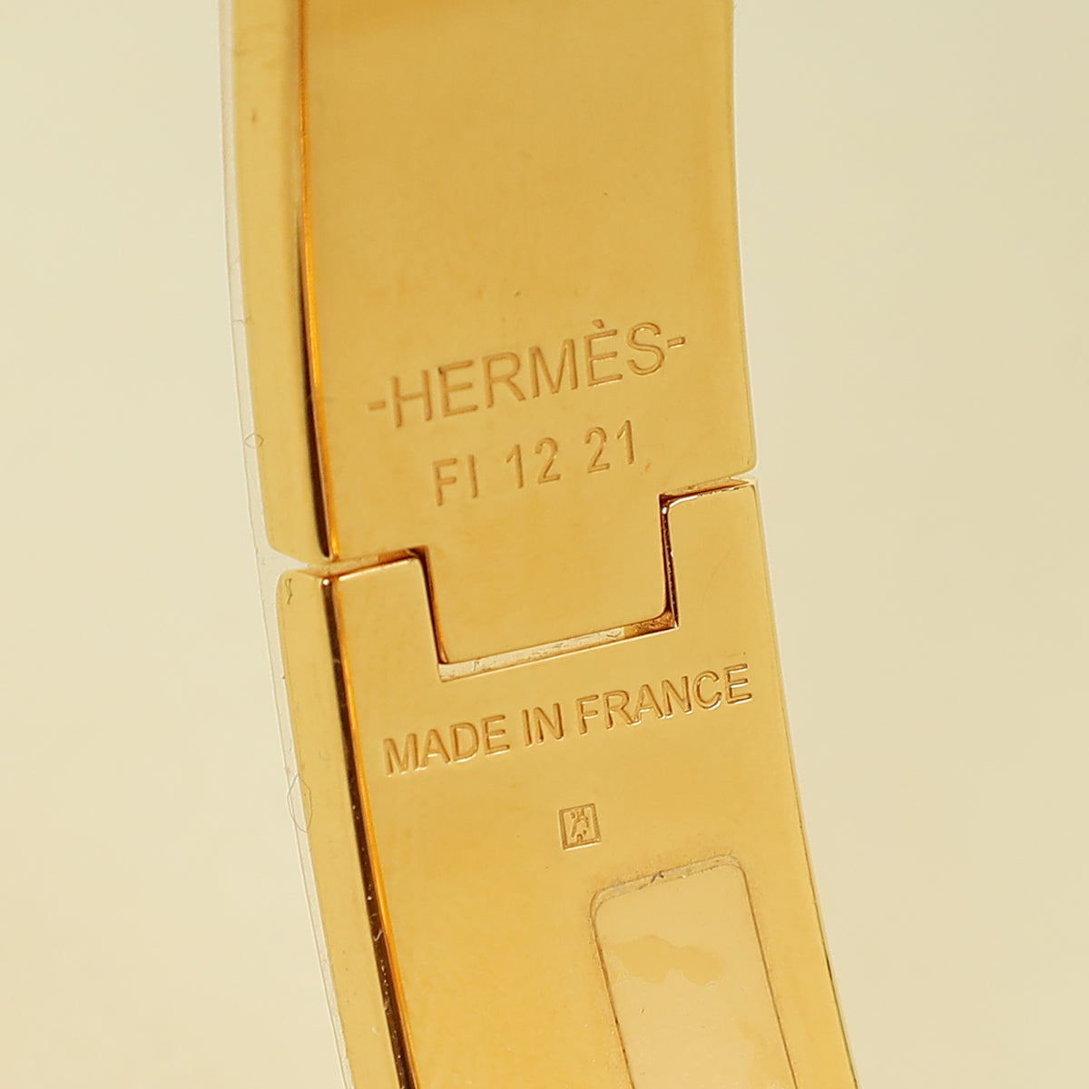 Hermes Matt Noir Clic HH Bracelet Men's