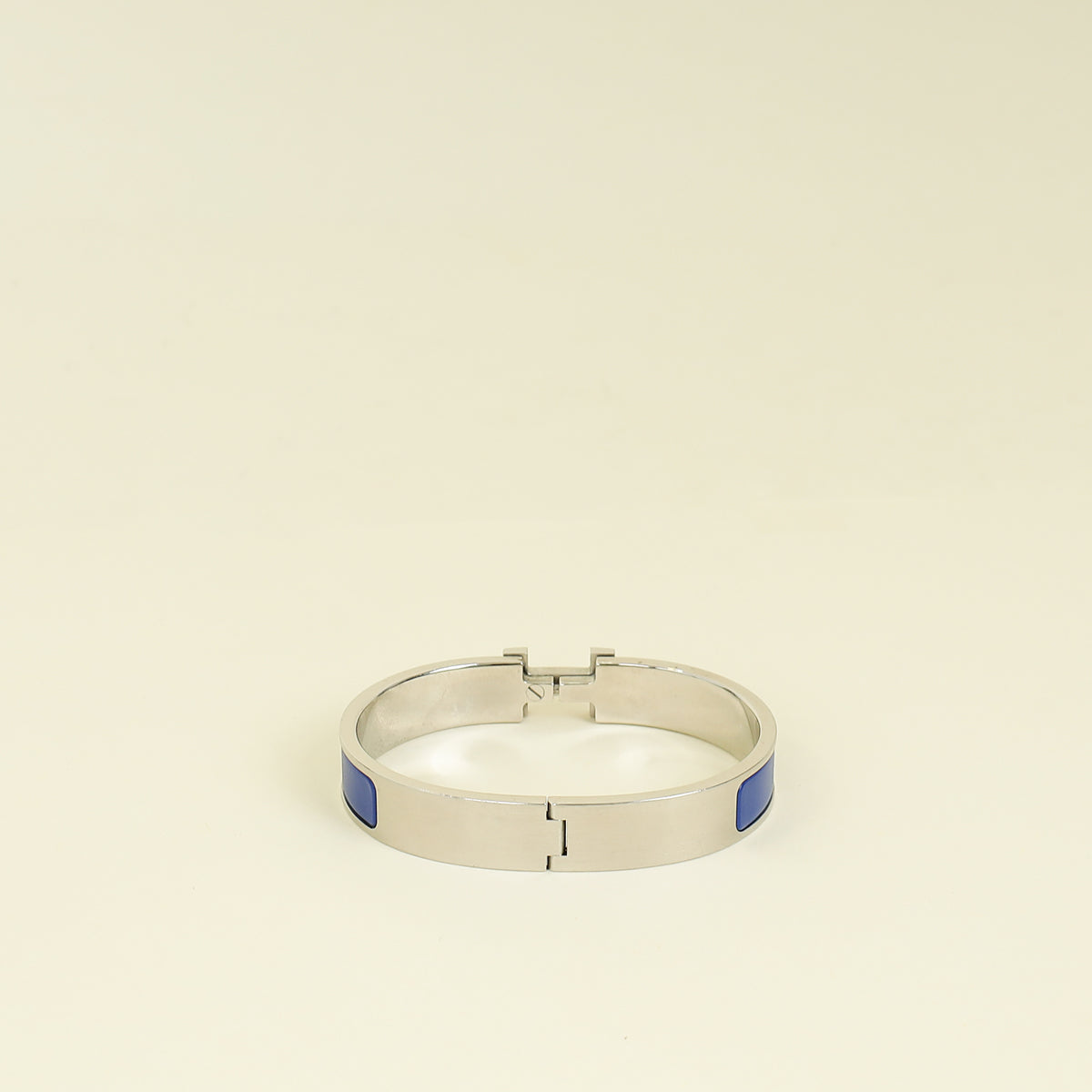 Hermes Matt Bleu Clic HH Bracelet Men's