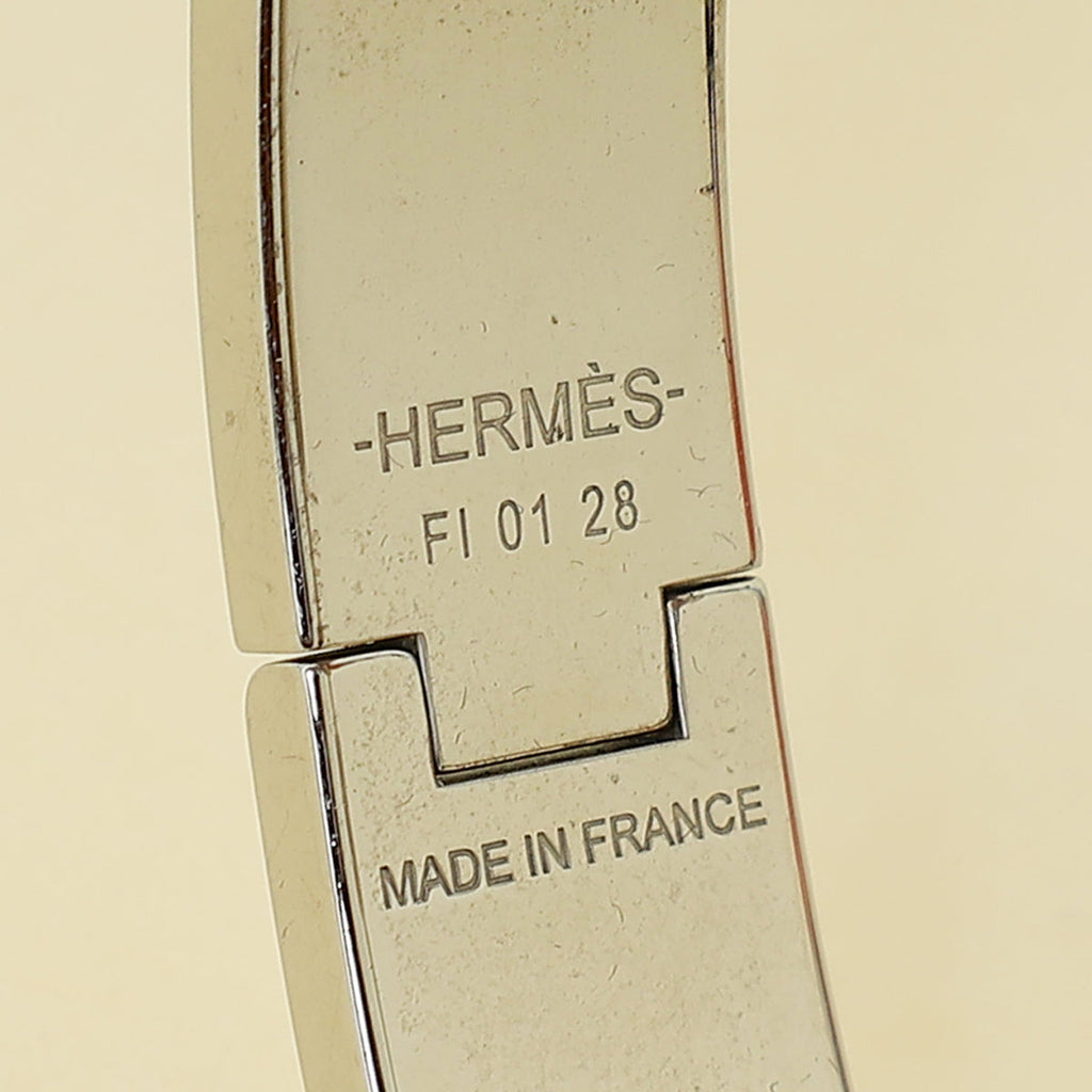 Hermes Matt Bleu Clic HH Bracelet Men's
