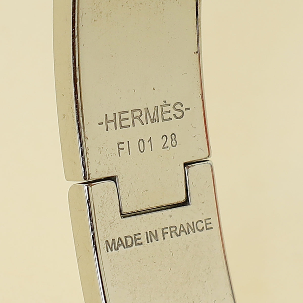 Hermes Matt Bleu Clic HH Bracelet Men's