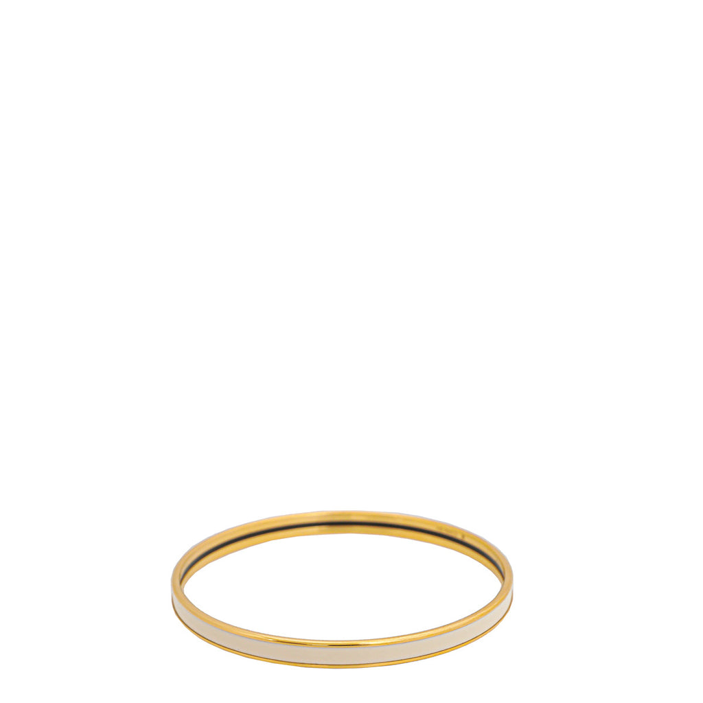 Hermes Creme Uni Bangle