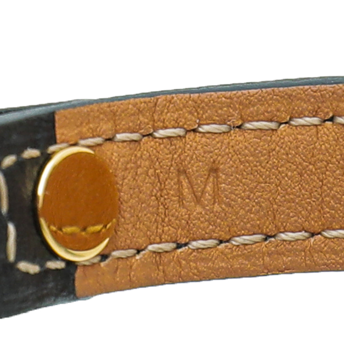 Hermes Black Granville Leather Bracelet
