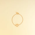 Hermes 18K Pink Gold Diamond Vertige Coeur Bracelet