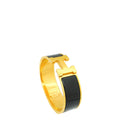 Hermes Noir Clic Clac GM Bracelet