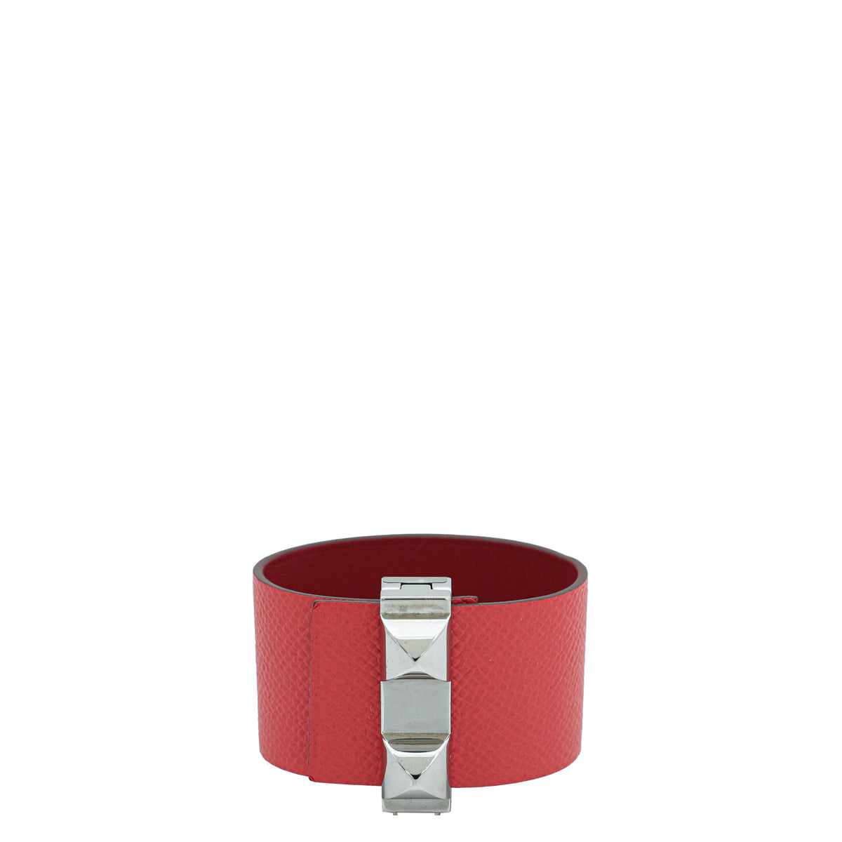Hermes Rose Jaipur Vermillion Imprevisible Reversible PM Bracelet
