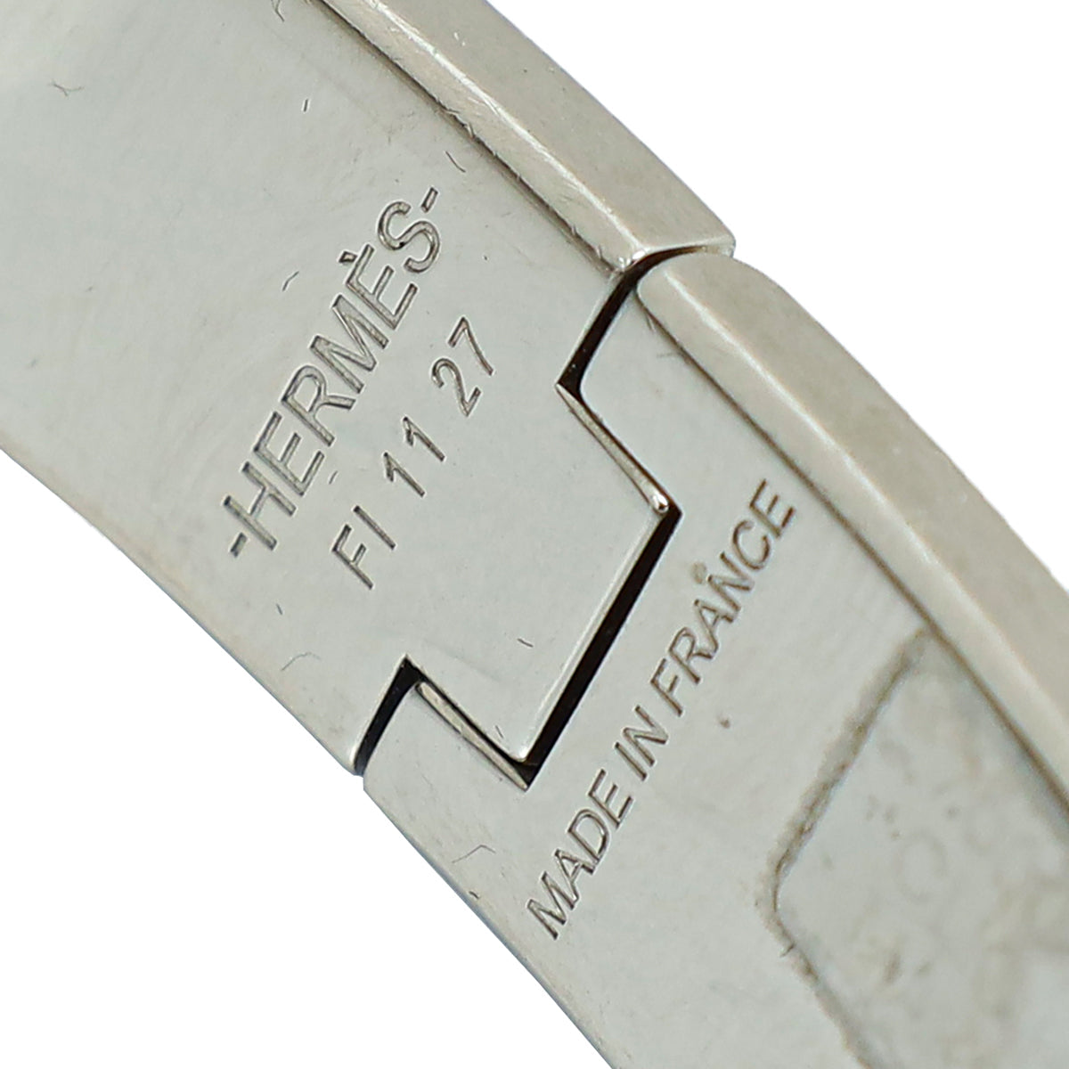 Hermes Rose Florida Clic H Bracelet