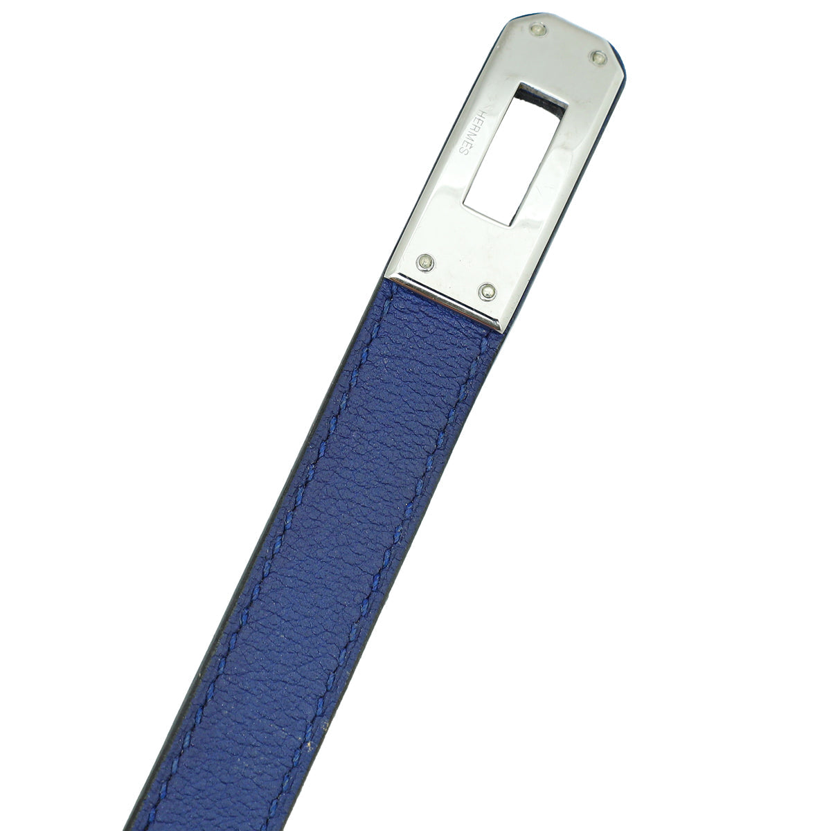 Hermes Blue Kelly Double Tour Medium Bracelet
