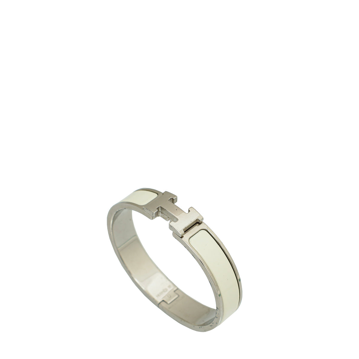 Hermes Blanc Clic H Bracelet