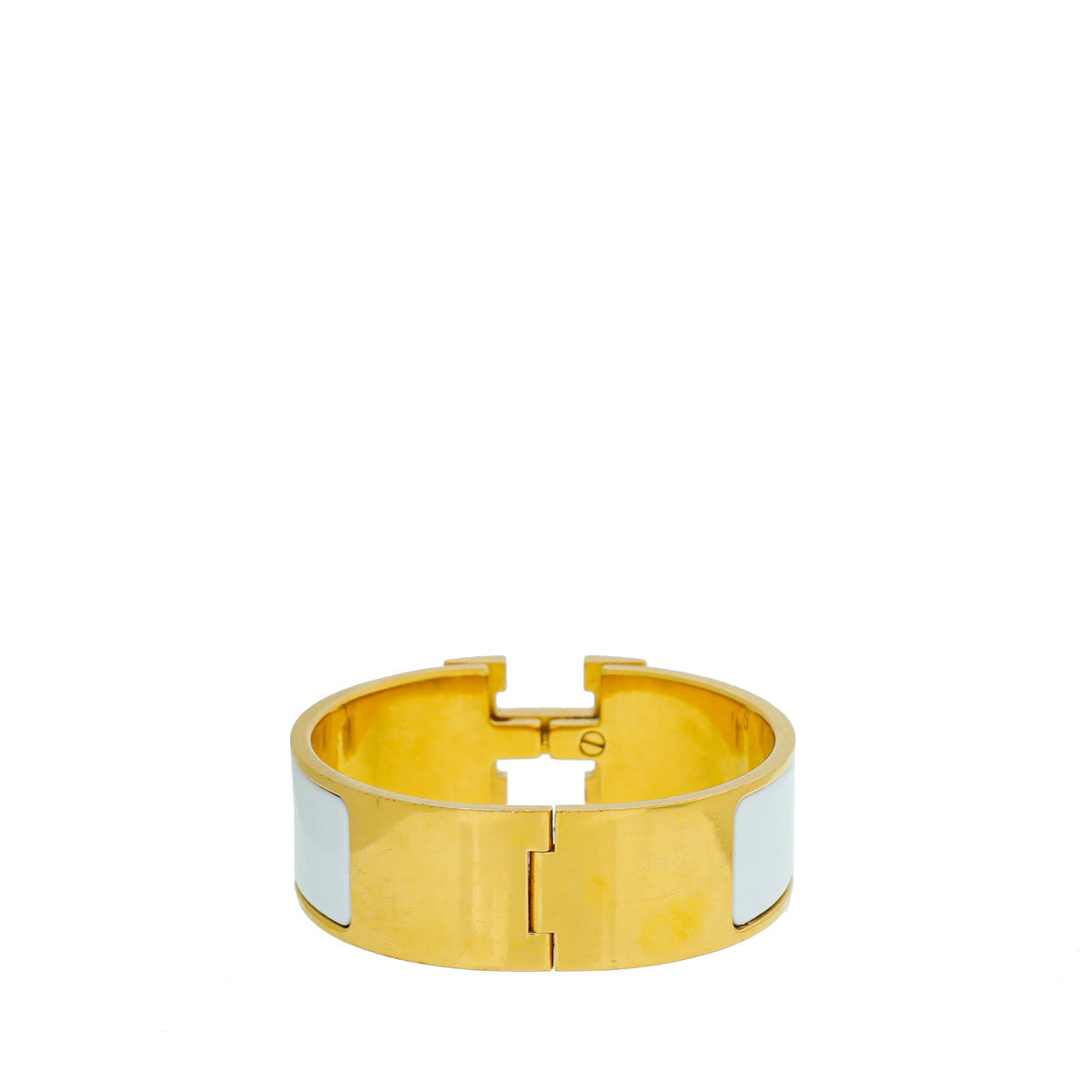 Hermes Blanc Clic Clac PM Bracelet