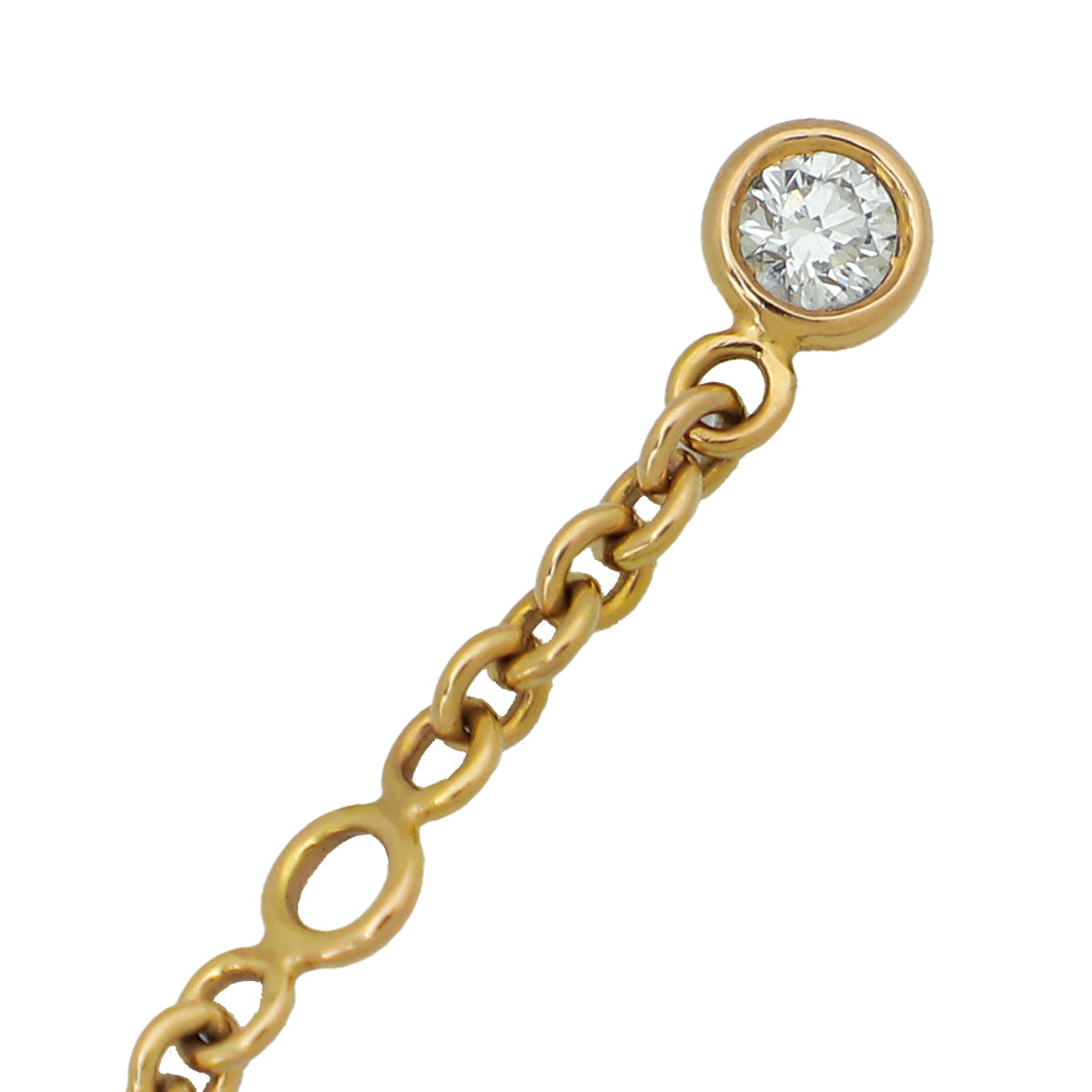 Hermes 18K Rose Gold Diamond Filet d'Or Very Small Bracelet