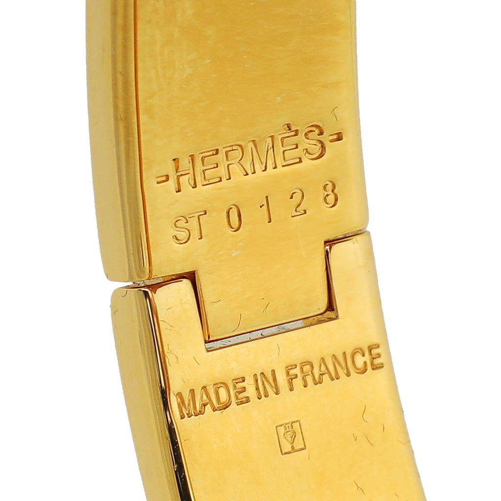 Hermes Blanc Clic H GM Bracelet
