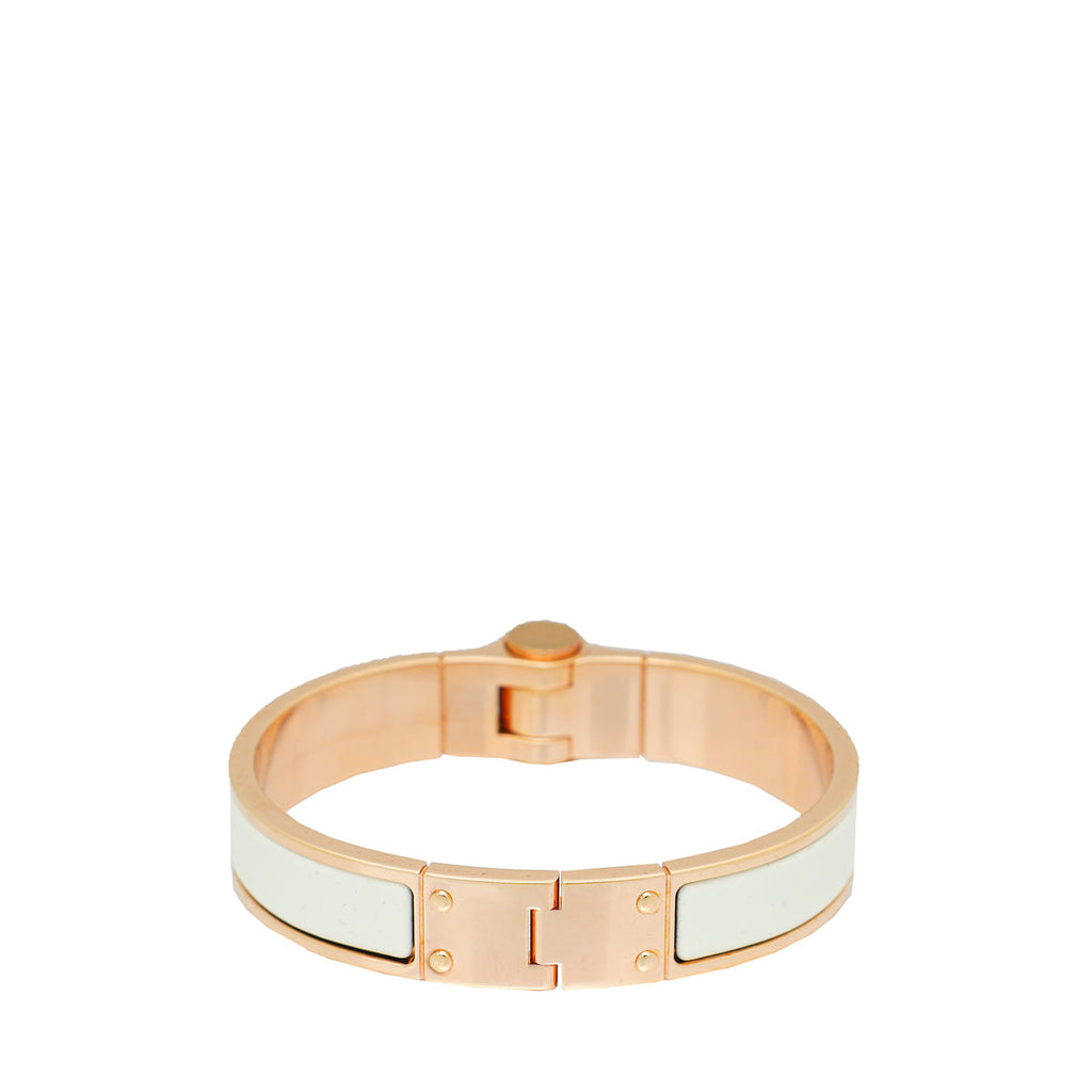 Hermes Craie Plain Hinge Bracelet