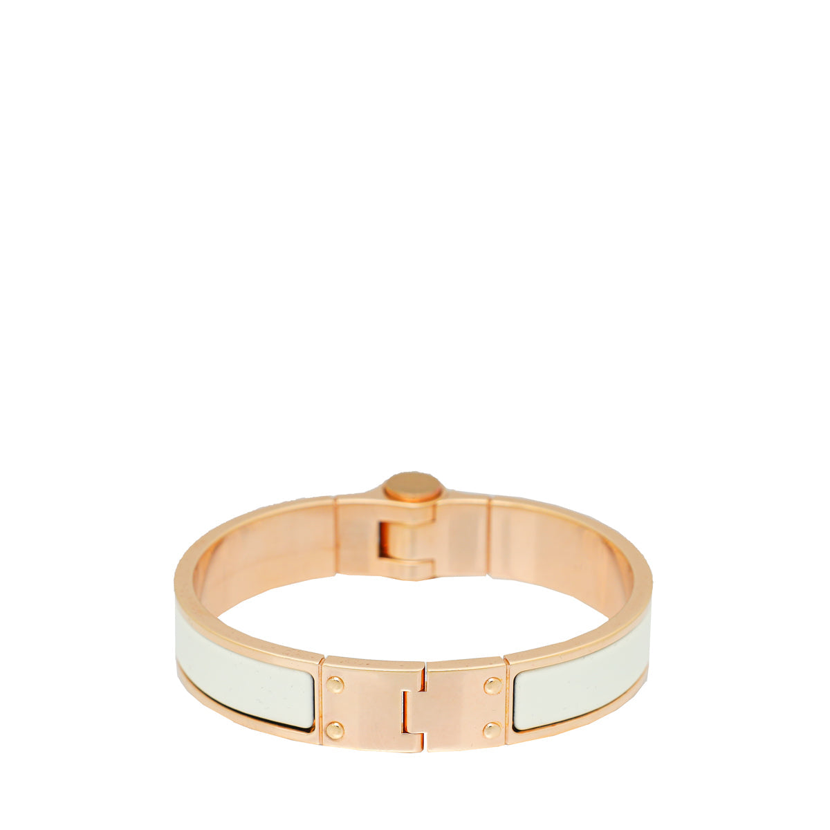 Hermes Craie Plain Hinge Bracelet