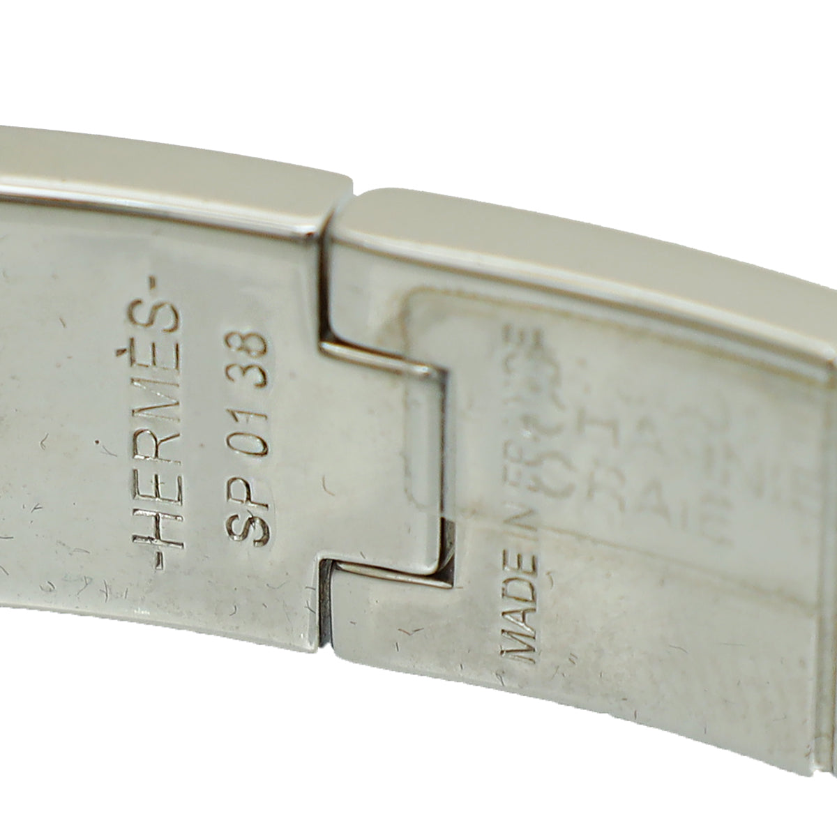 Hermes Craie Plain Hinge Bracelet
