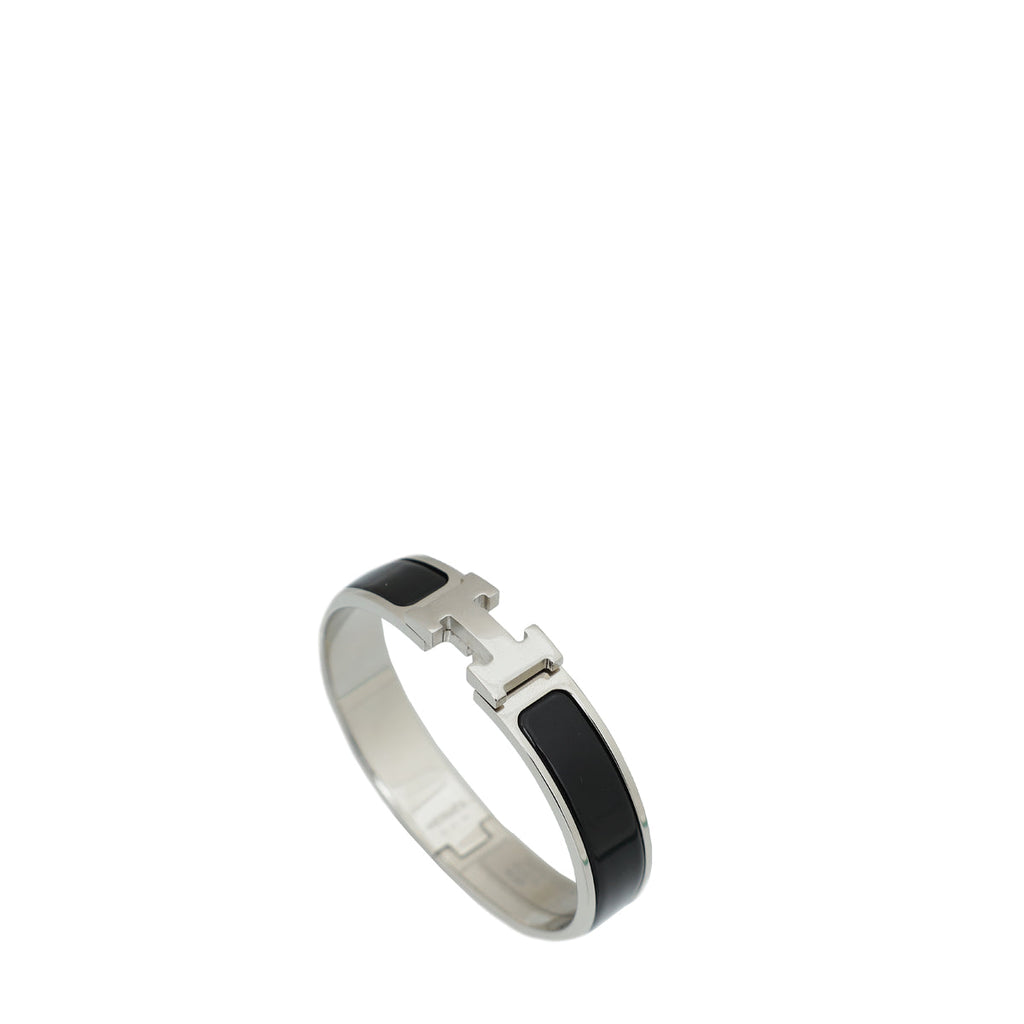Hermes Noir Clic H Bracelet